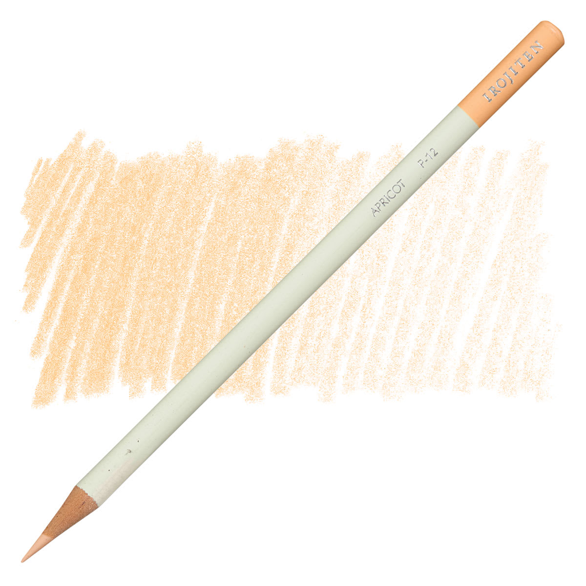 Irojiten Color Pencil - Apricot pencil and swatch