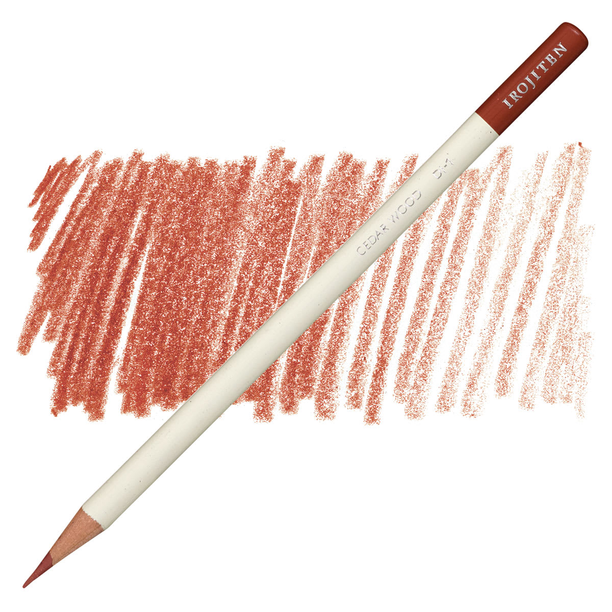 Irojiten Color Pencil - Cedar Wood pencil and swatch