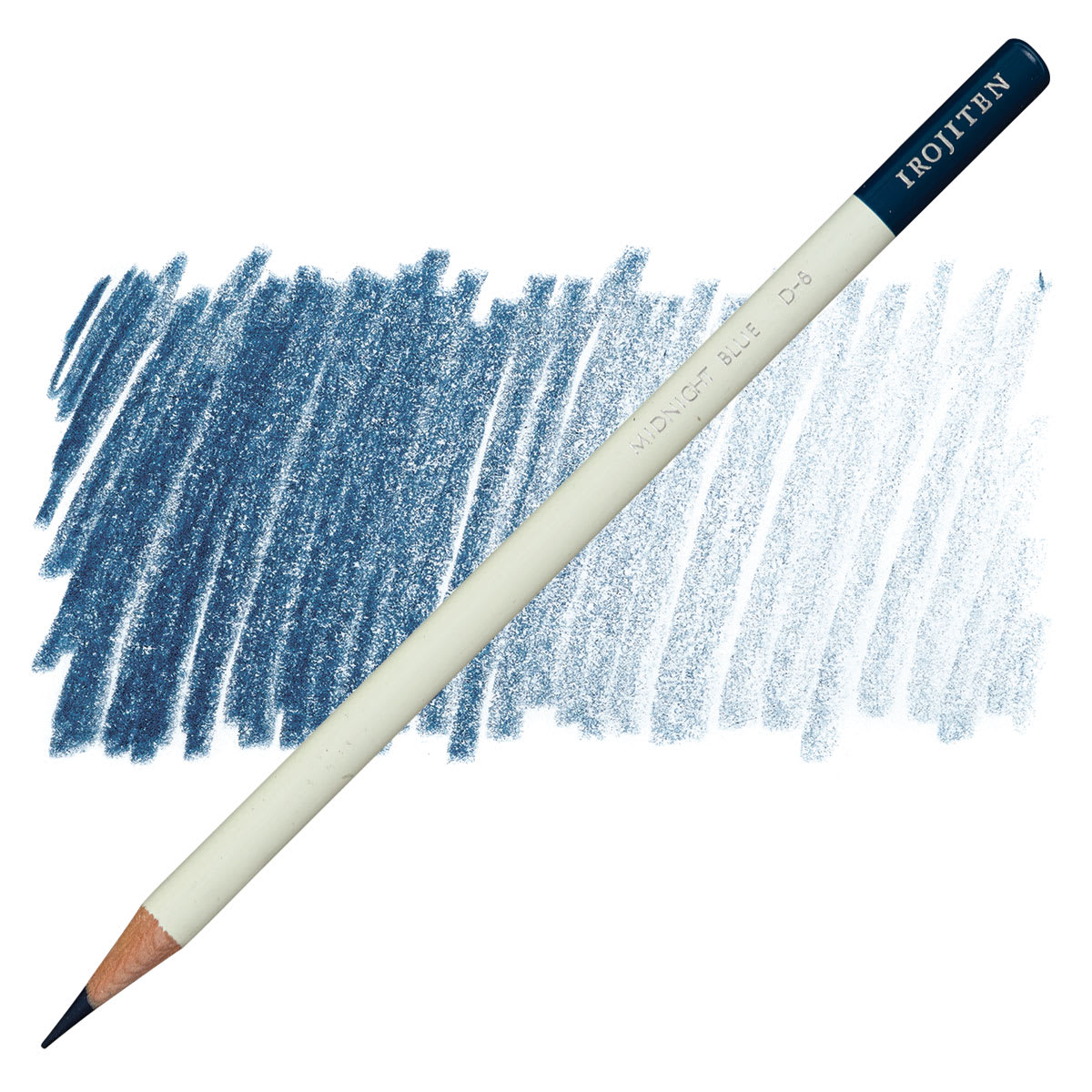Irojiten Color Pencil - Midnight Blue pencil and swatch