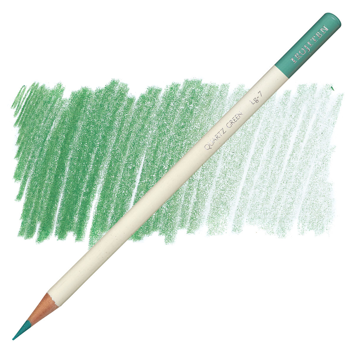 Irojiten Color Pencil - Quartz Green pencil and swatch