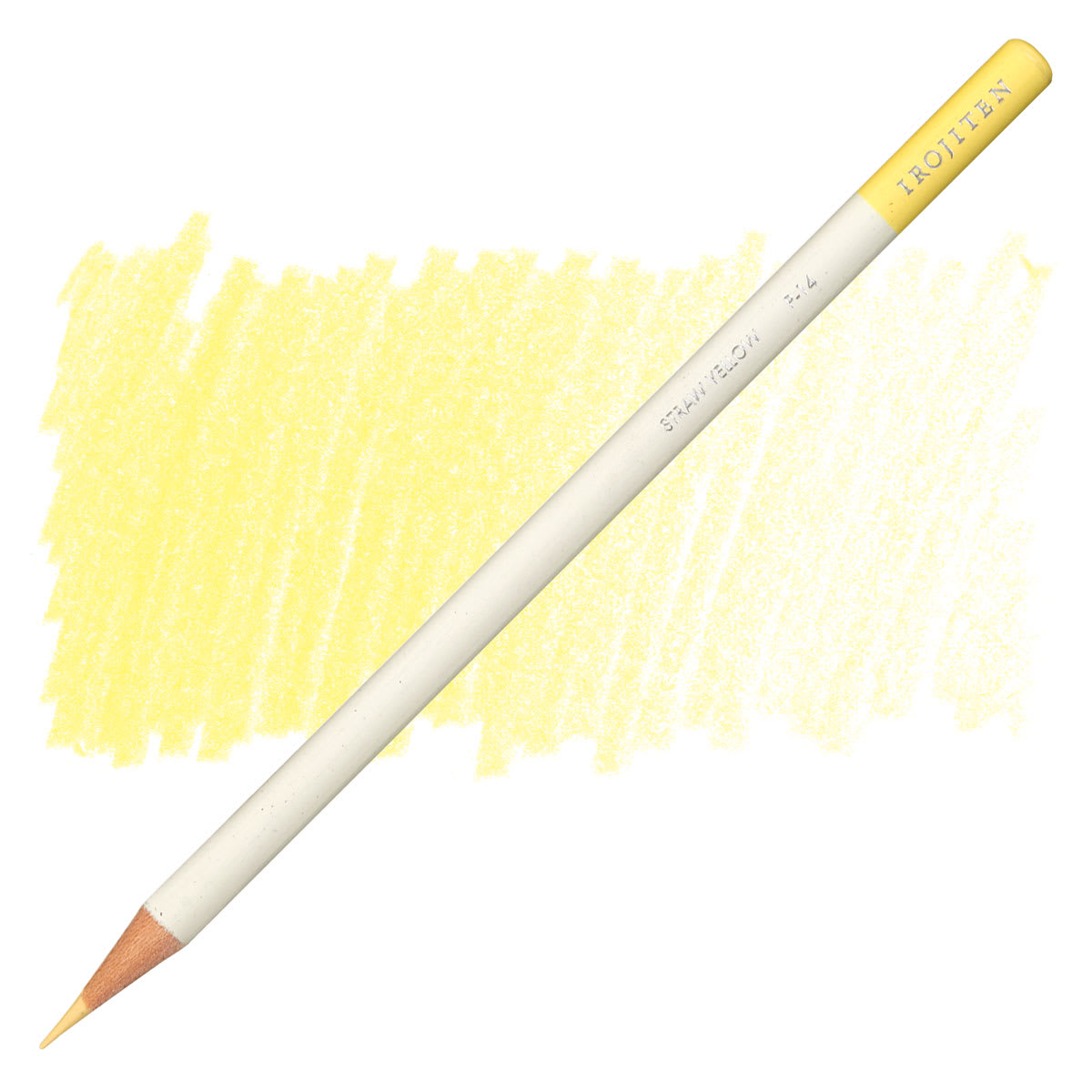 Irojiten Color Pencil - Straw Yellow pencil and swatch