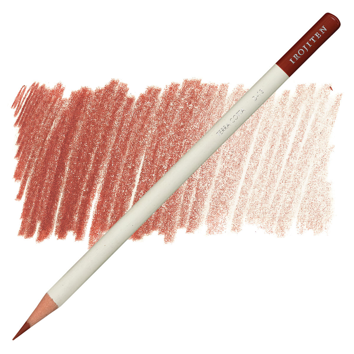 Irojiten Color Pencil - Terra Cotta pencil and swatch