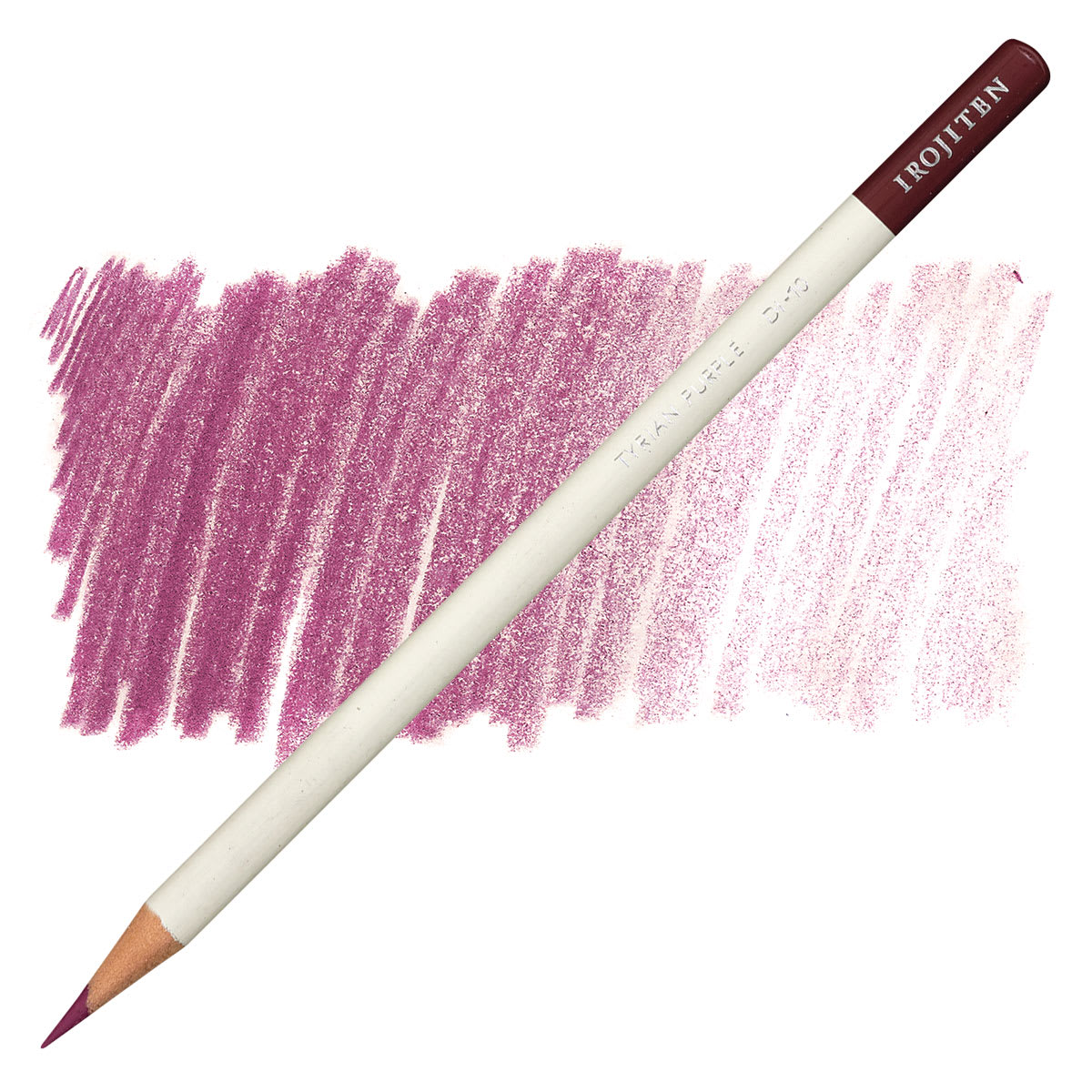 Irojiten Color Pencil - Tyrian Purple pencil and swatch