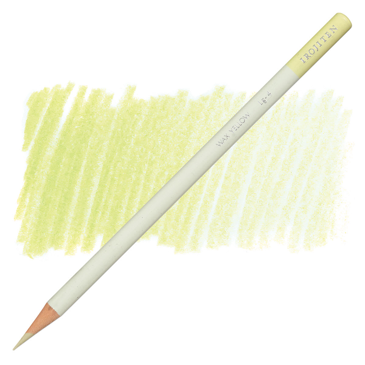 Irojiten Color Pencil - Wax Yellow pencil and swatch
