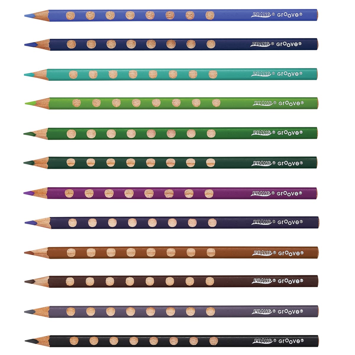 Groove Slim Colored Pencil Sets 24-Color Set