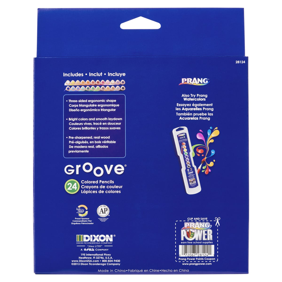 Groove Slim Colored Pencil Sets 24-Color Set