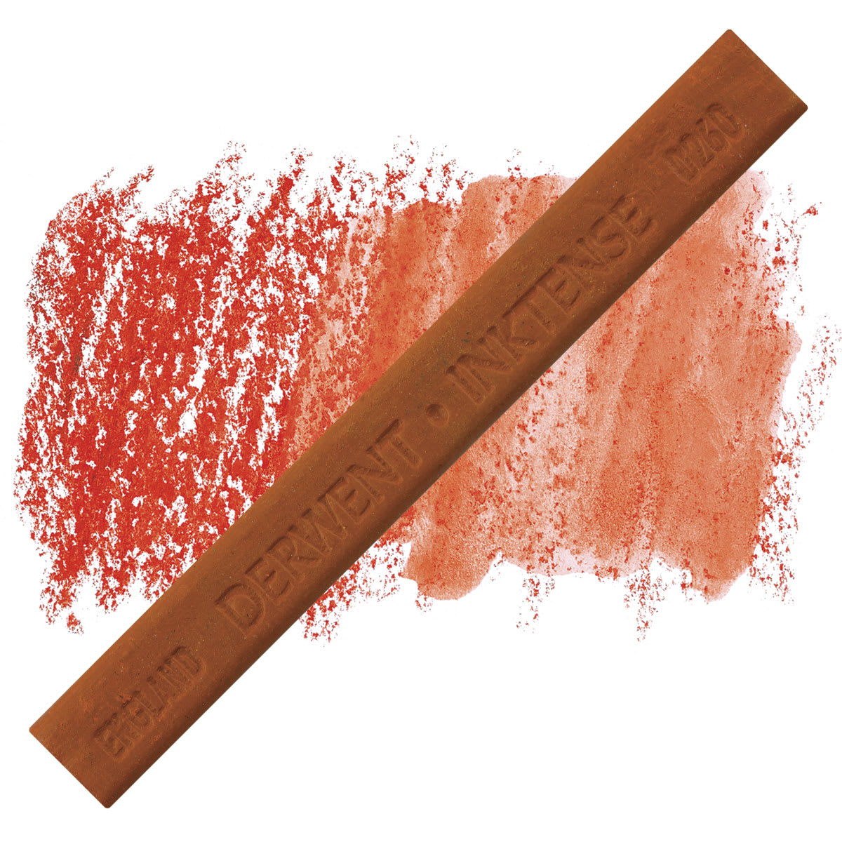 Derwent Inktense Block - Burnt Orange block and swatch Derwent Inktense Block - Burnt Orange block and swatch