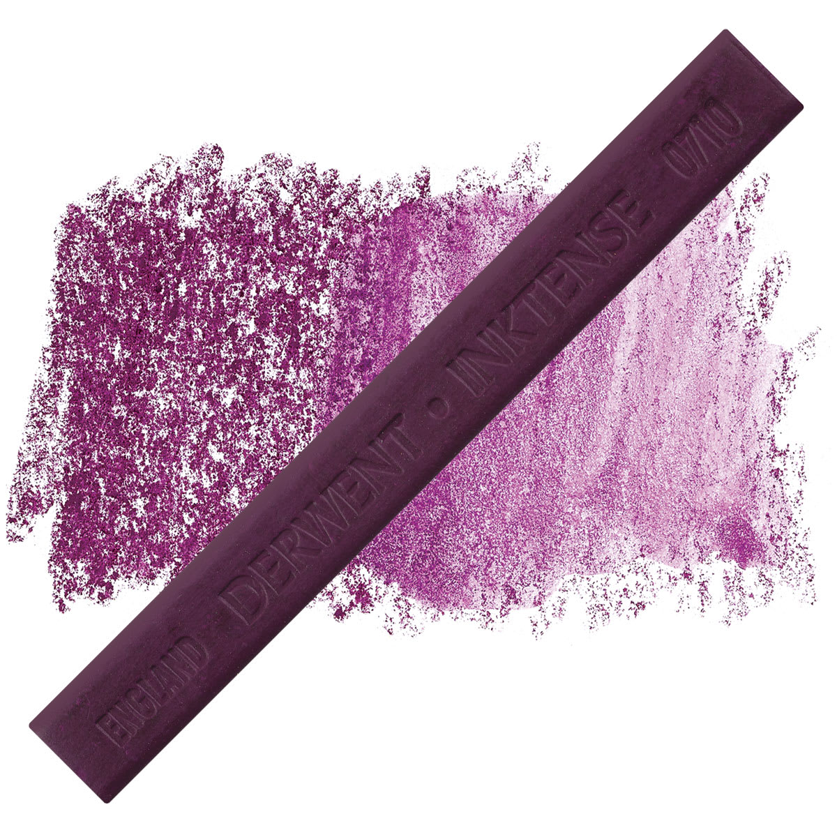 Derwent Inktense Block - Deep Rose block and swatch