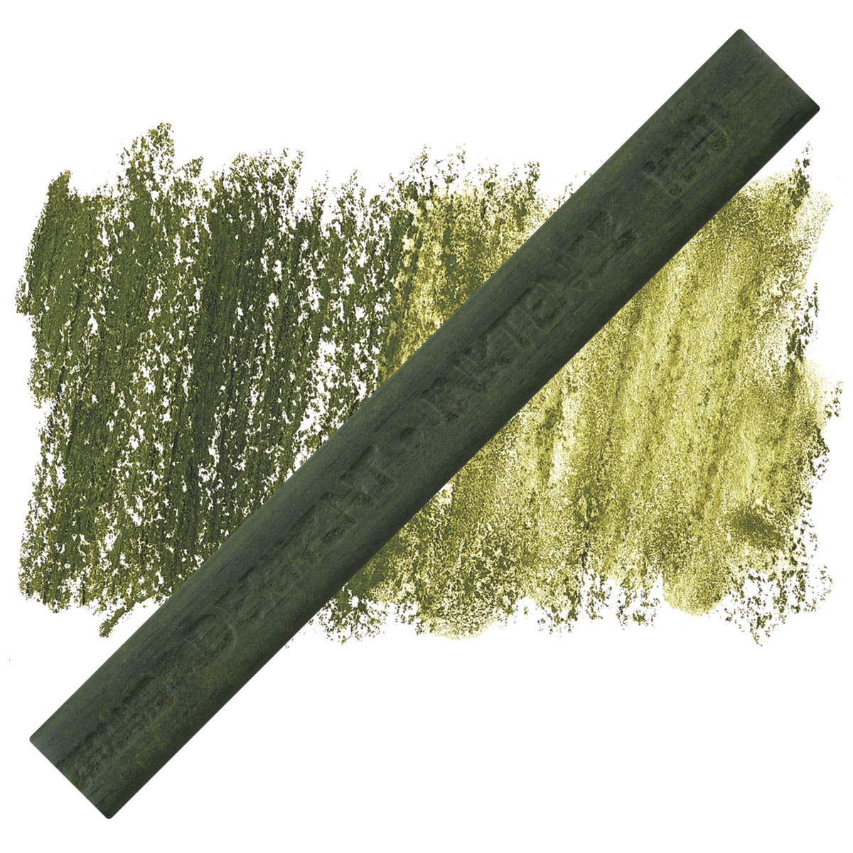 Derwent Inktense Block - Leaf Green block and swatch