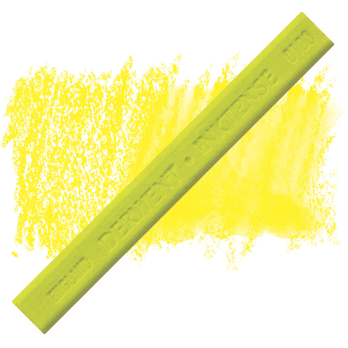 Derwent Inktense Block - Sherbert Lemon block and swatch
