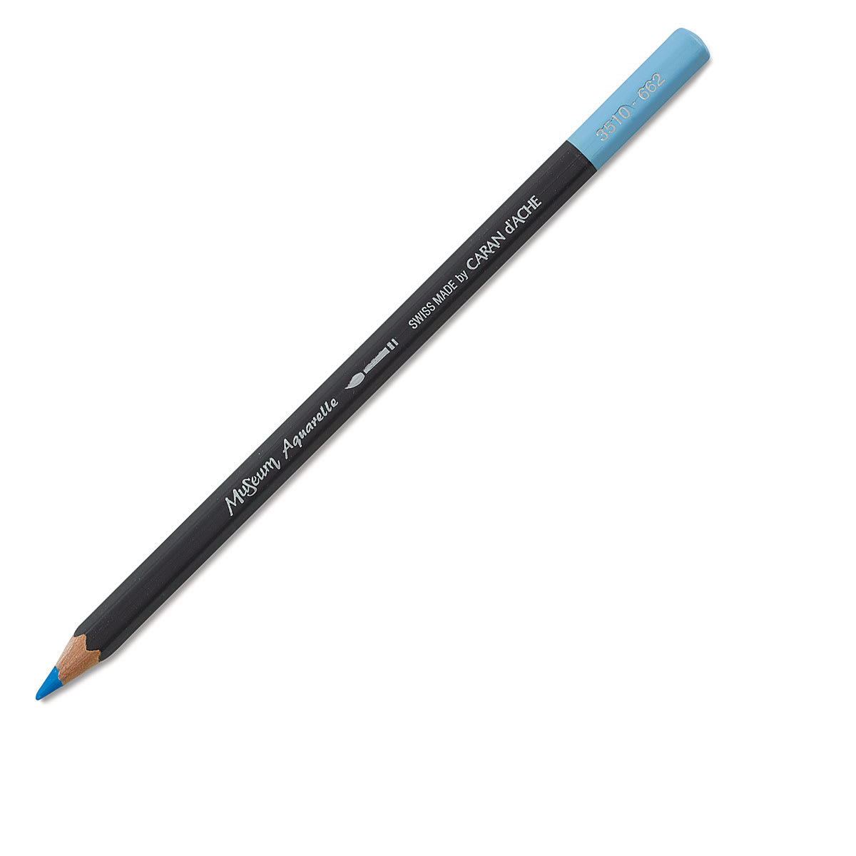 Caran D'Ache Museum Aquarelle Pencil - Genuine Cobalt  Blue