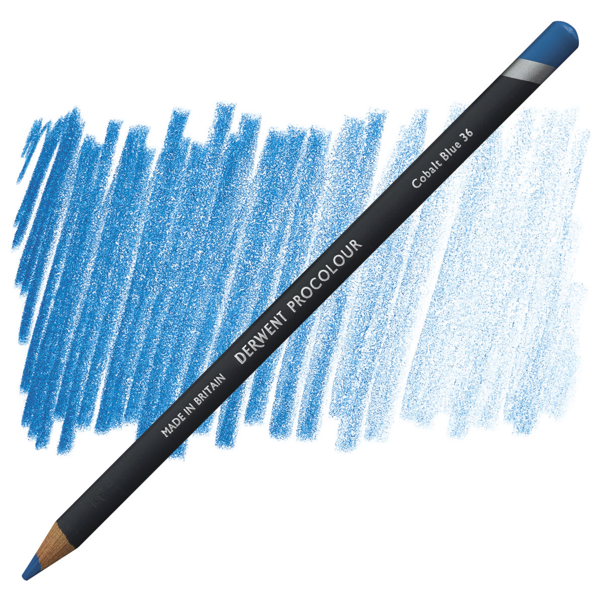 Derwent ProColour Colored Pencil - Cobalt Blue pencil and swatch