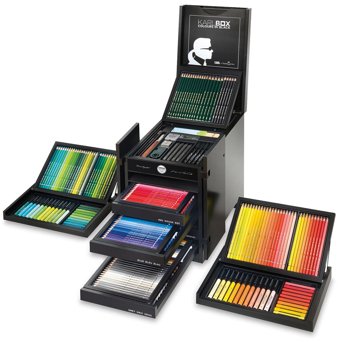 Faber-Castell KarlBox Colours in Black Set