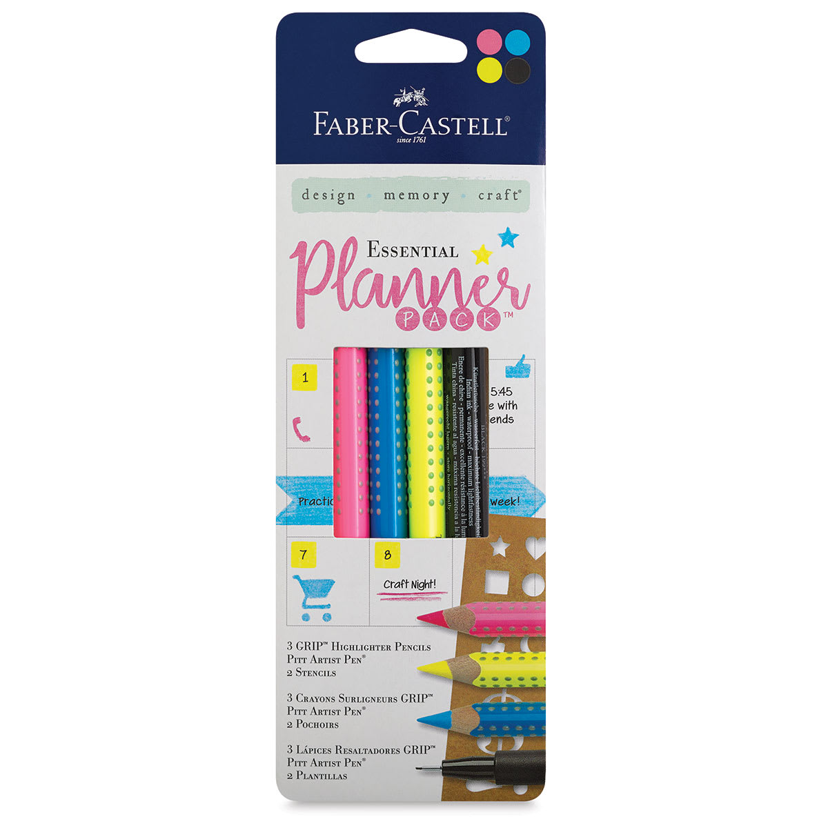Design Memory Craft Essential Planner Pack - Front of package
