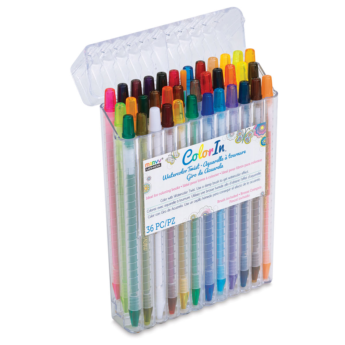 Marvy Uchida Color In Watercolor Twist Pencil Sets