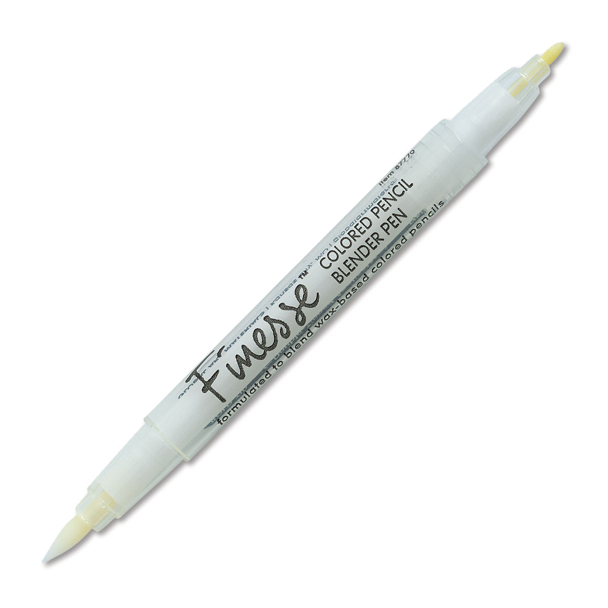 Finesse Colored Pencil Blender - Angled view of open blender
