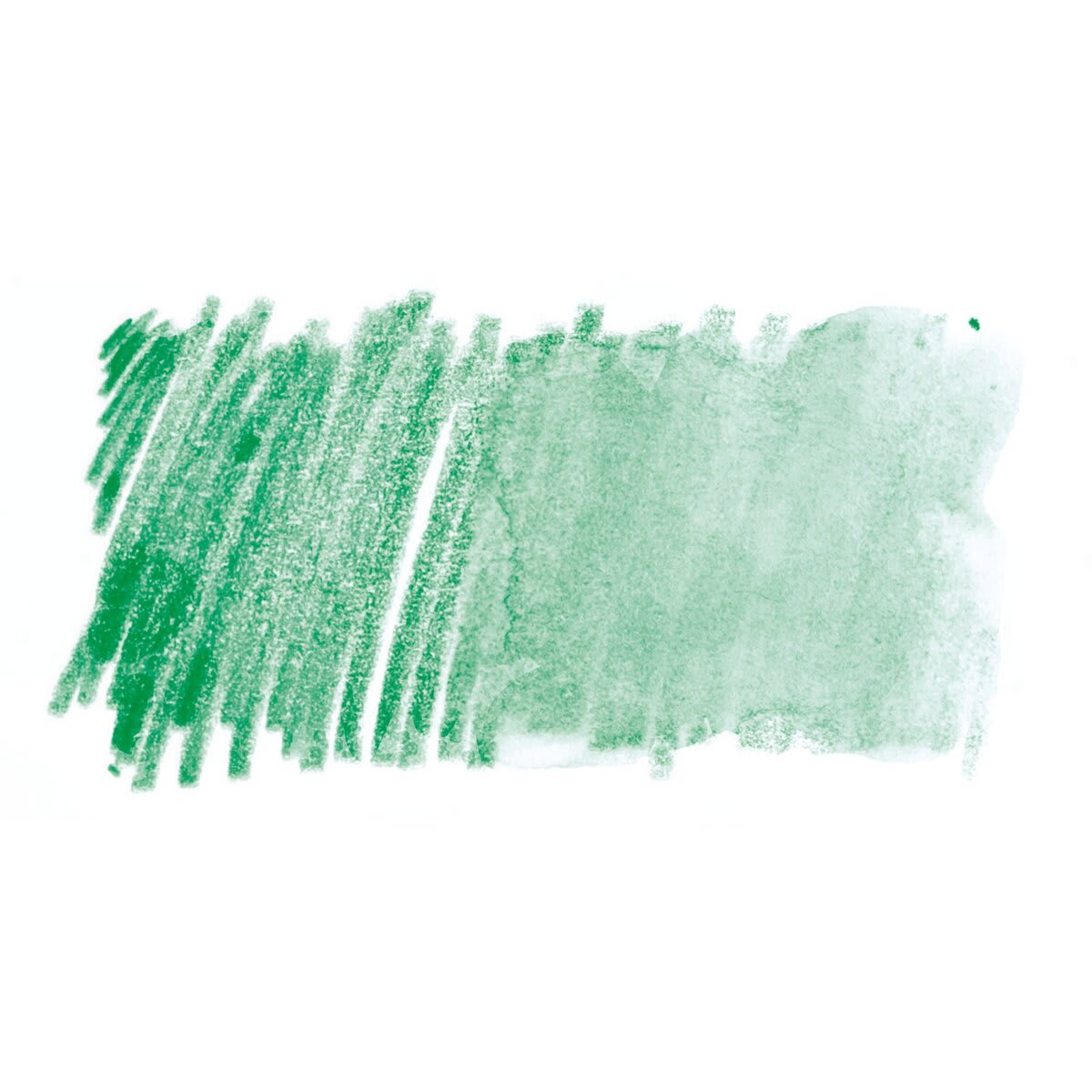Faber Castell Goldfaber Aqua Watercolor Pencil - Emerald Green 163 swatch