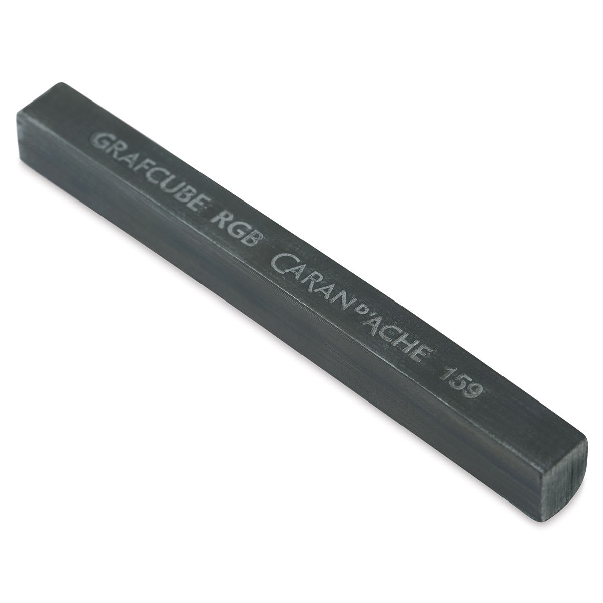 Caran D 'Ache Grafcube RGB Graphite Sticks - Angled Prussian Blue Stick
