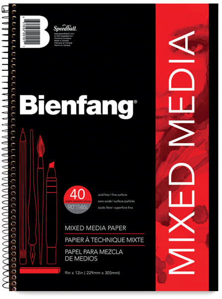 Mixed Media Pad, 40 Sheets, 9" x 12" Mixed Media Pad, 40 Sheets, 9" x 12"