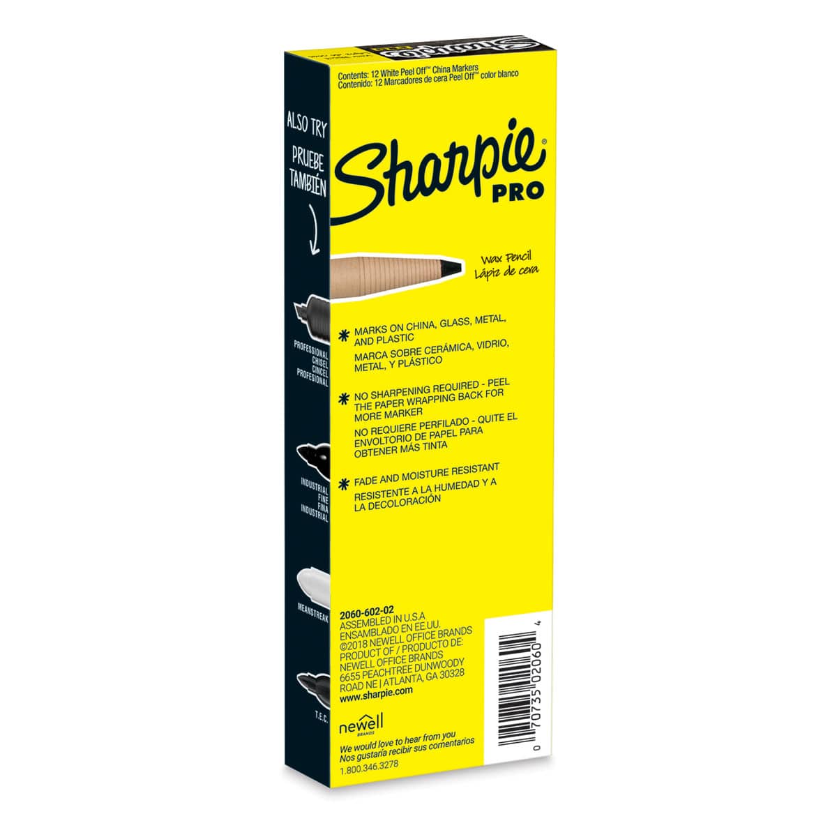 Sharpie Peel-Off China Marker - White, packaging Sharpie Peel-Off China Marker - White, packaging