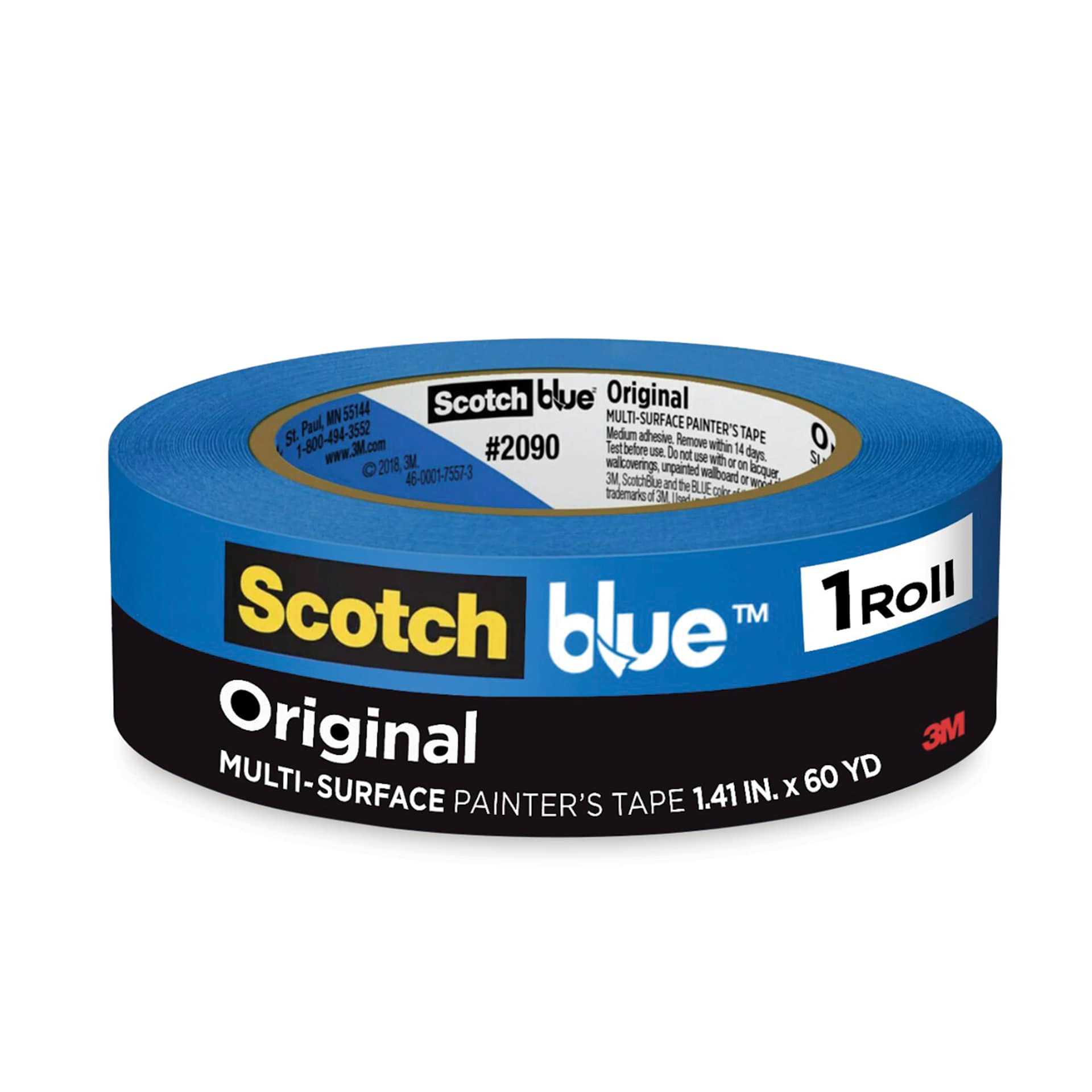 Scotch Painter's Tape - 1.41" x 60 yards, one roll