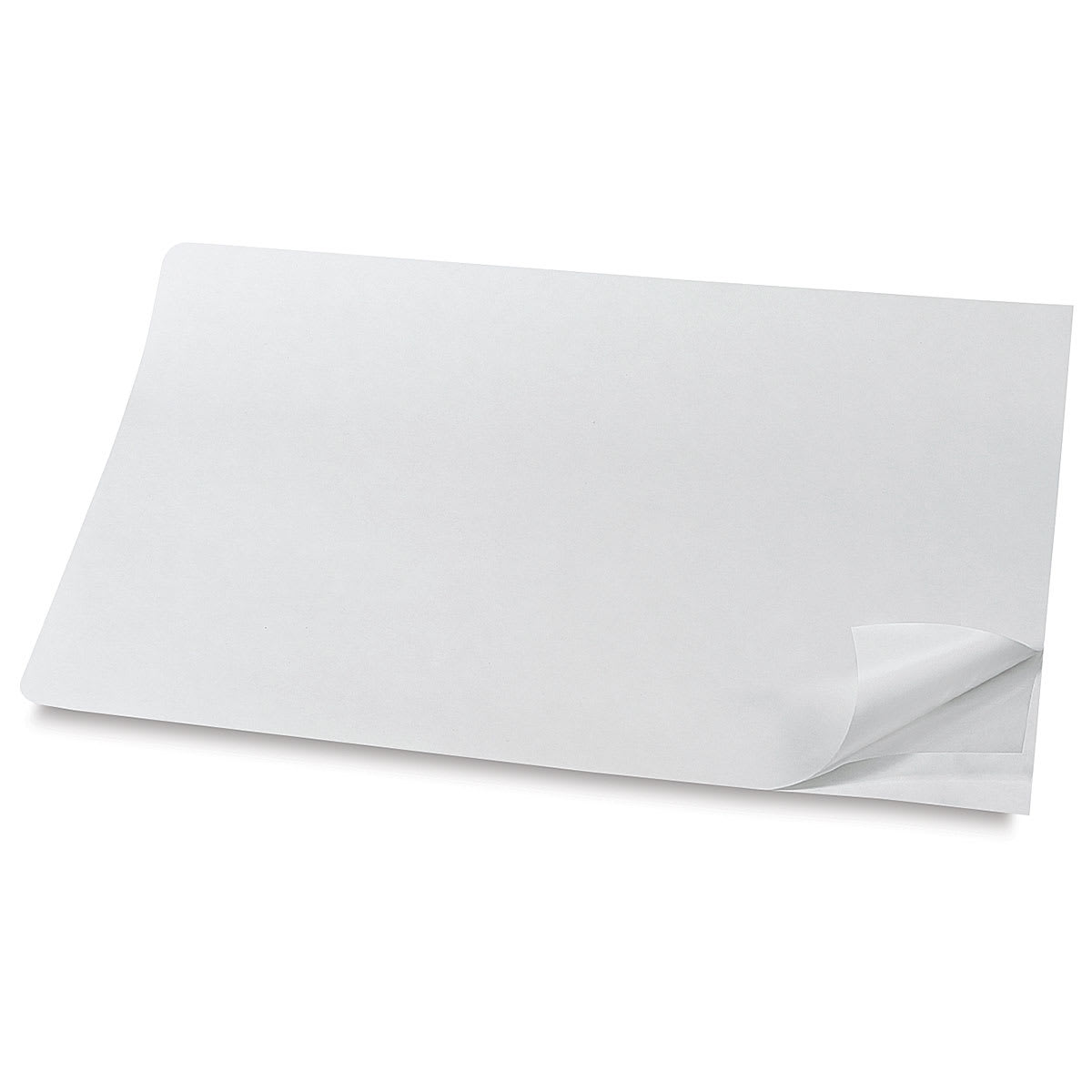 Grafix Double Tack Mounting Film - shown flat with one corner peeled up slightly Grafix Double Tack Mounting Film - shown flat with one corner peeled up slightly