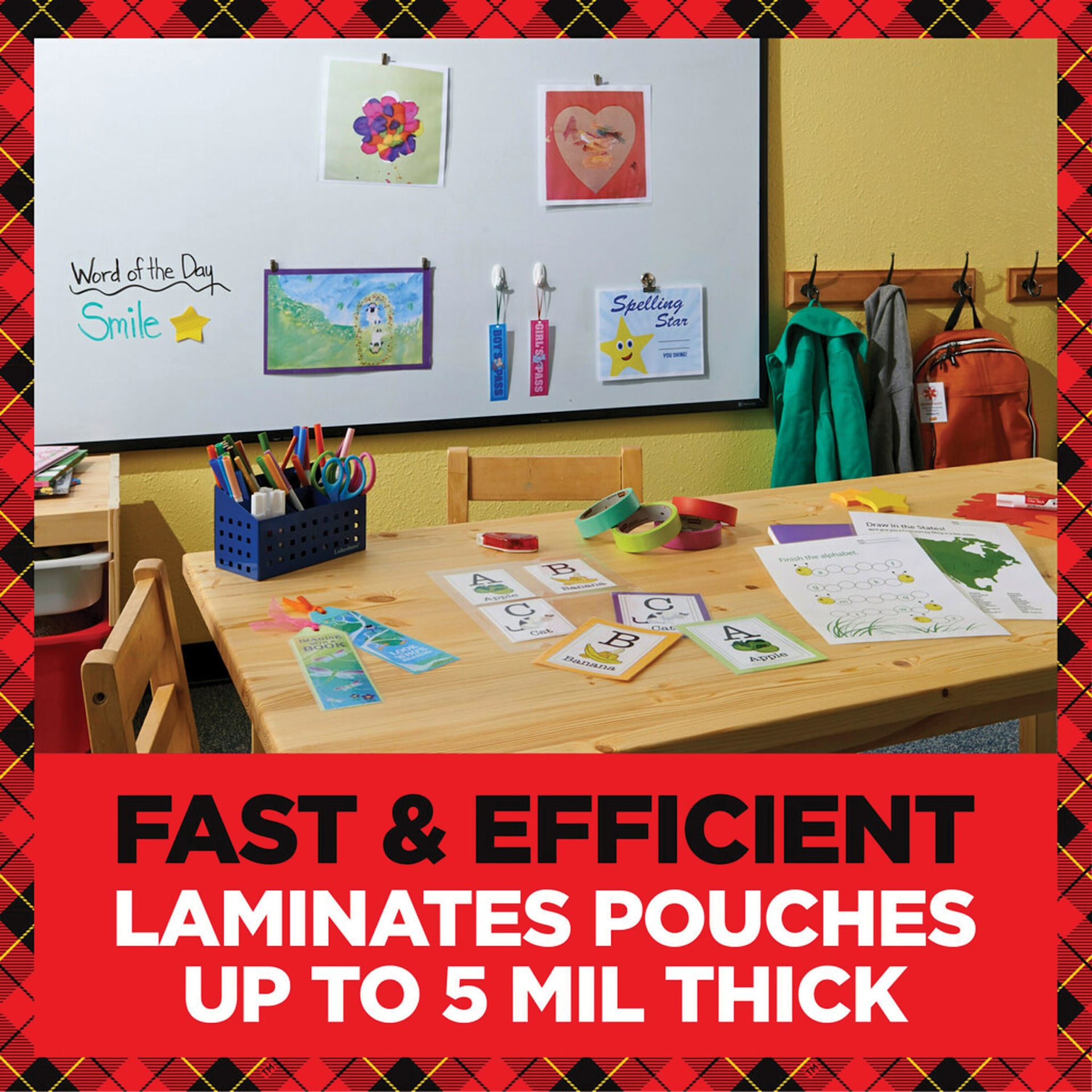 Fast and Efficient - Laminates Pouches up to 5 mil Thick