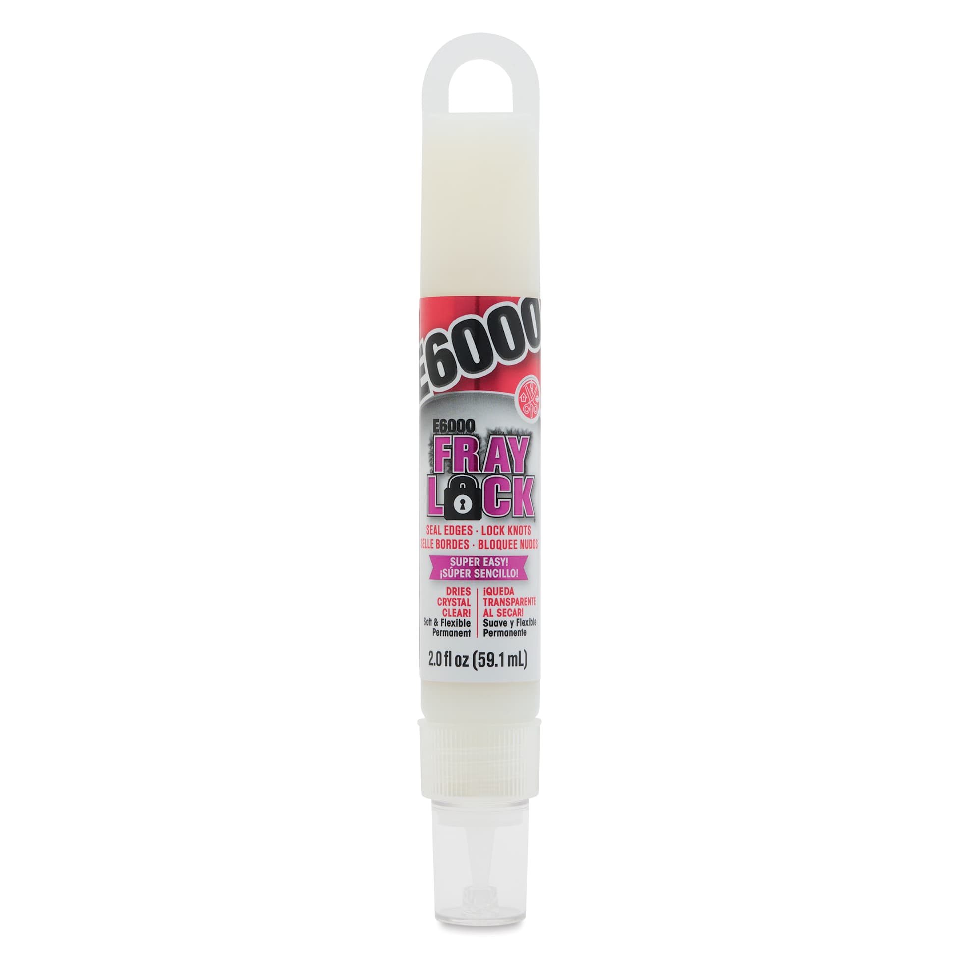 E6000 Fray Lock, front of tube