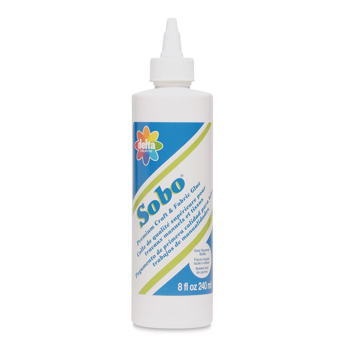 Delta Sobo Craft and Fabric Glue - 8 oz, Squeeze Bottle