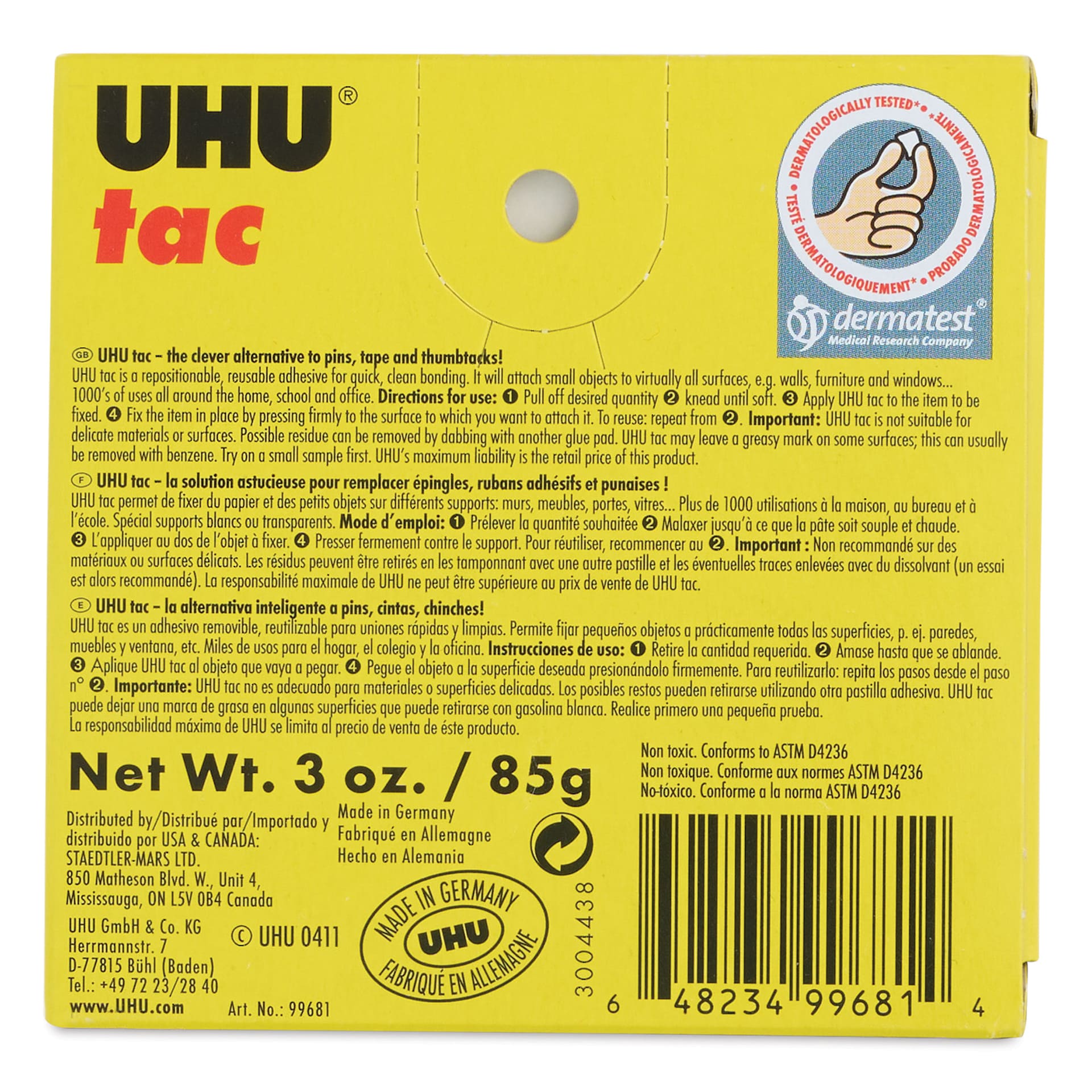 UHU Tac Removable Adhesive Putty