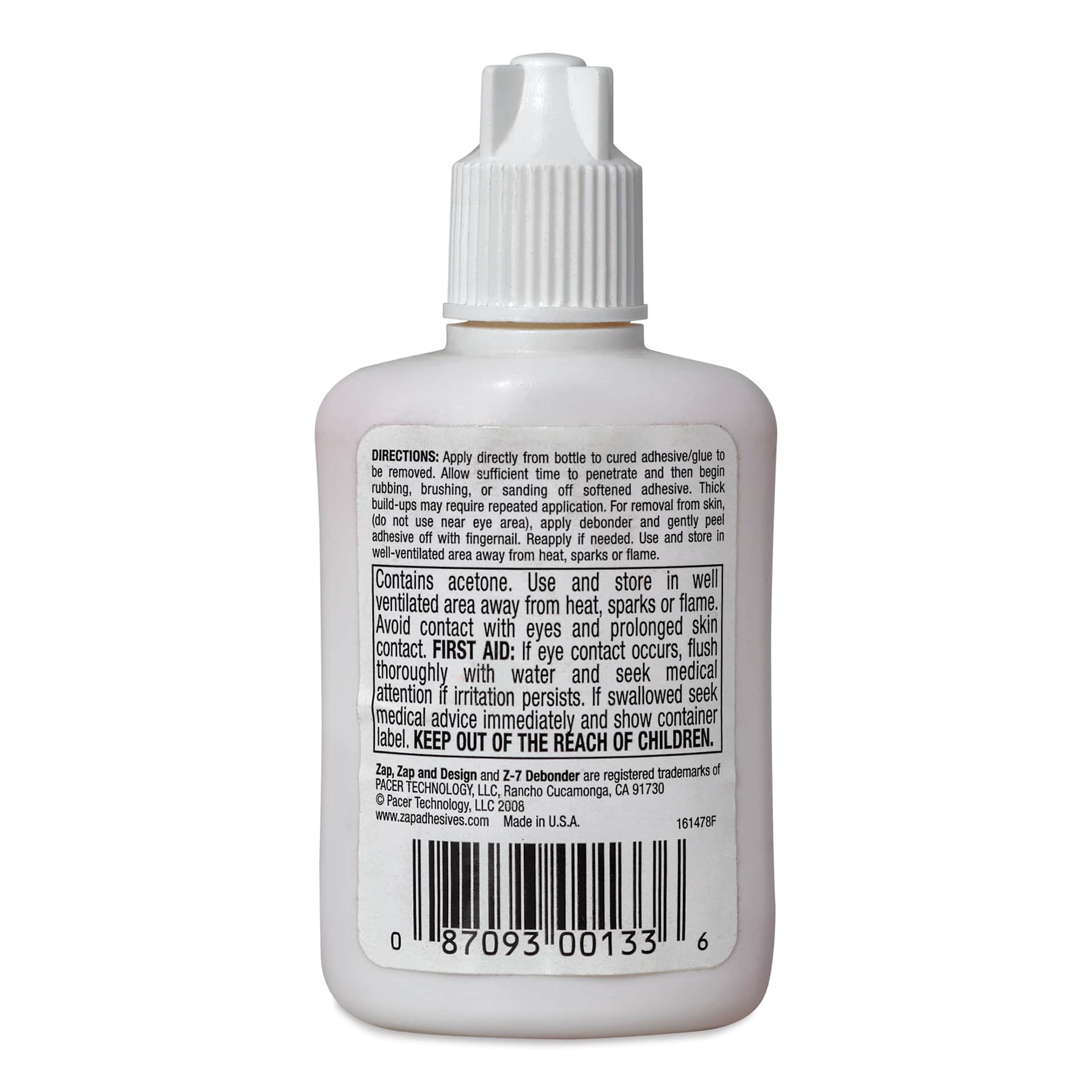 Zap Z-7 Debonder - 1 oz, back