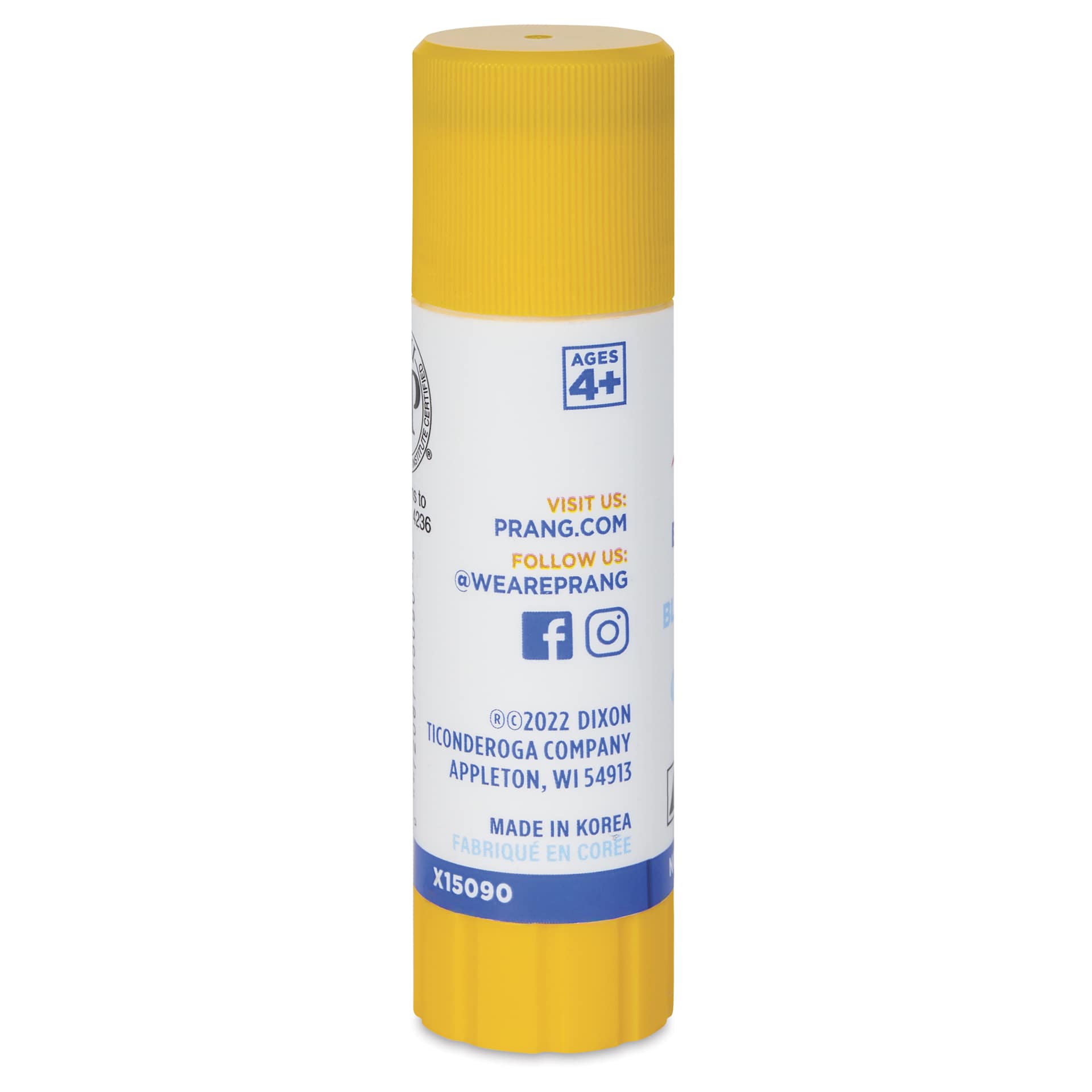 Prang Glue Stick - Blue, 0.74 oz - back