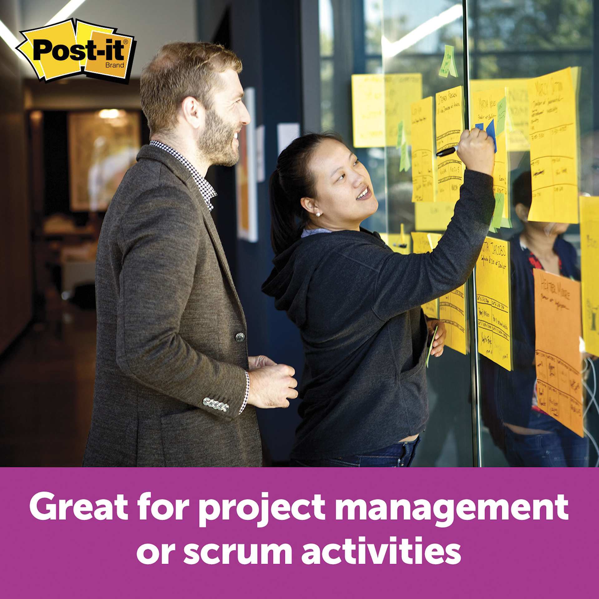 Great for project management or scrum activities