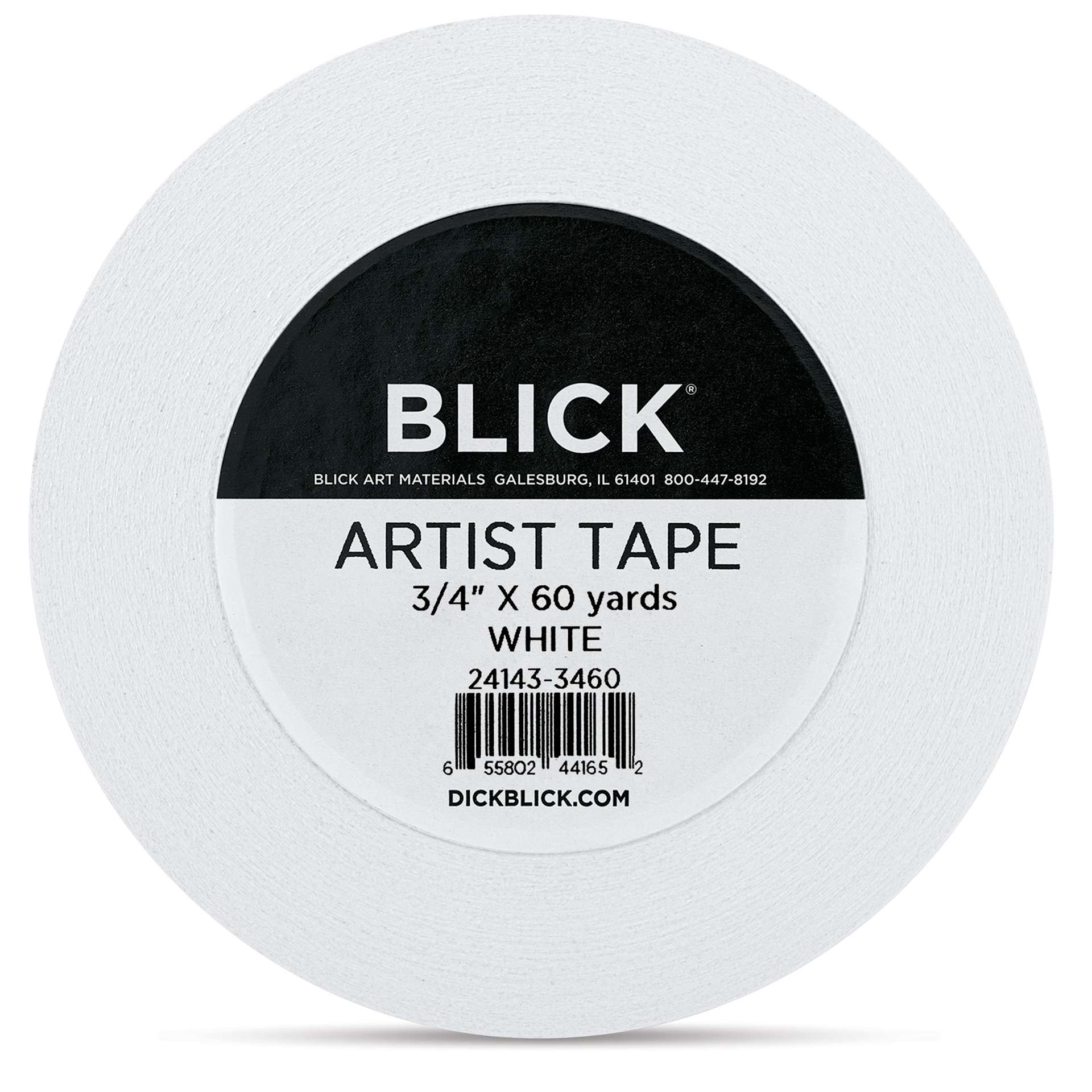 Blick Artist Tape - White, 3/4" x 60 yds, front