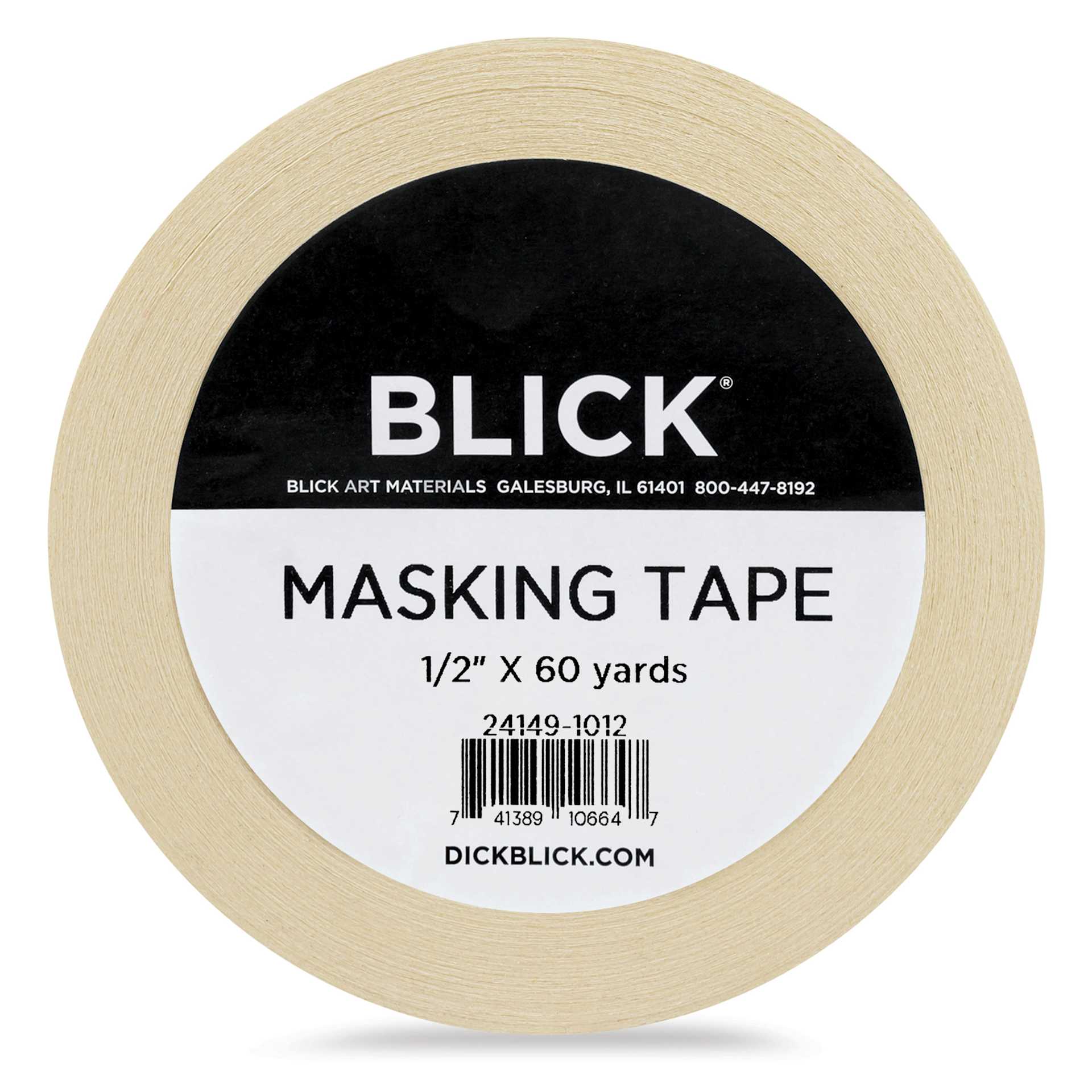 Blick General Purpose Masking Tape - Natural, 1/2" x 60 yds - front