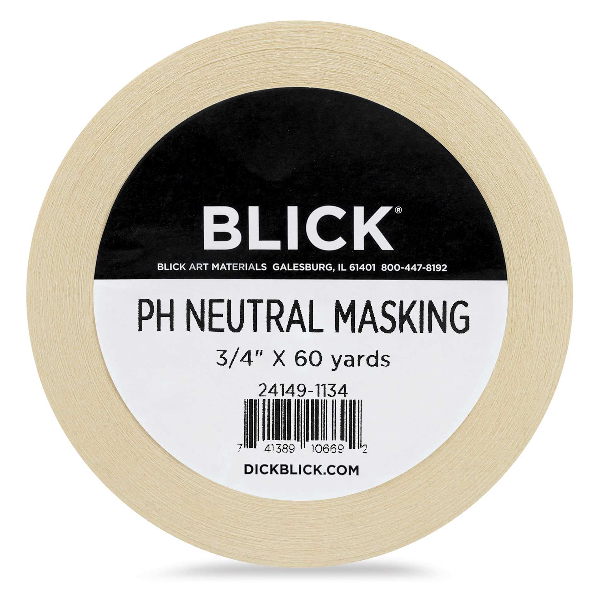 Blick pH Neutral Masking Tape - Natural, 3/4" x 60 yds - front