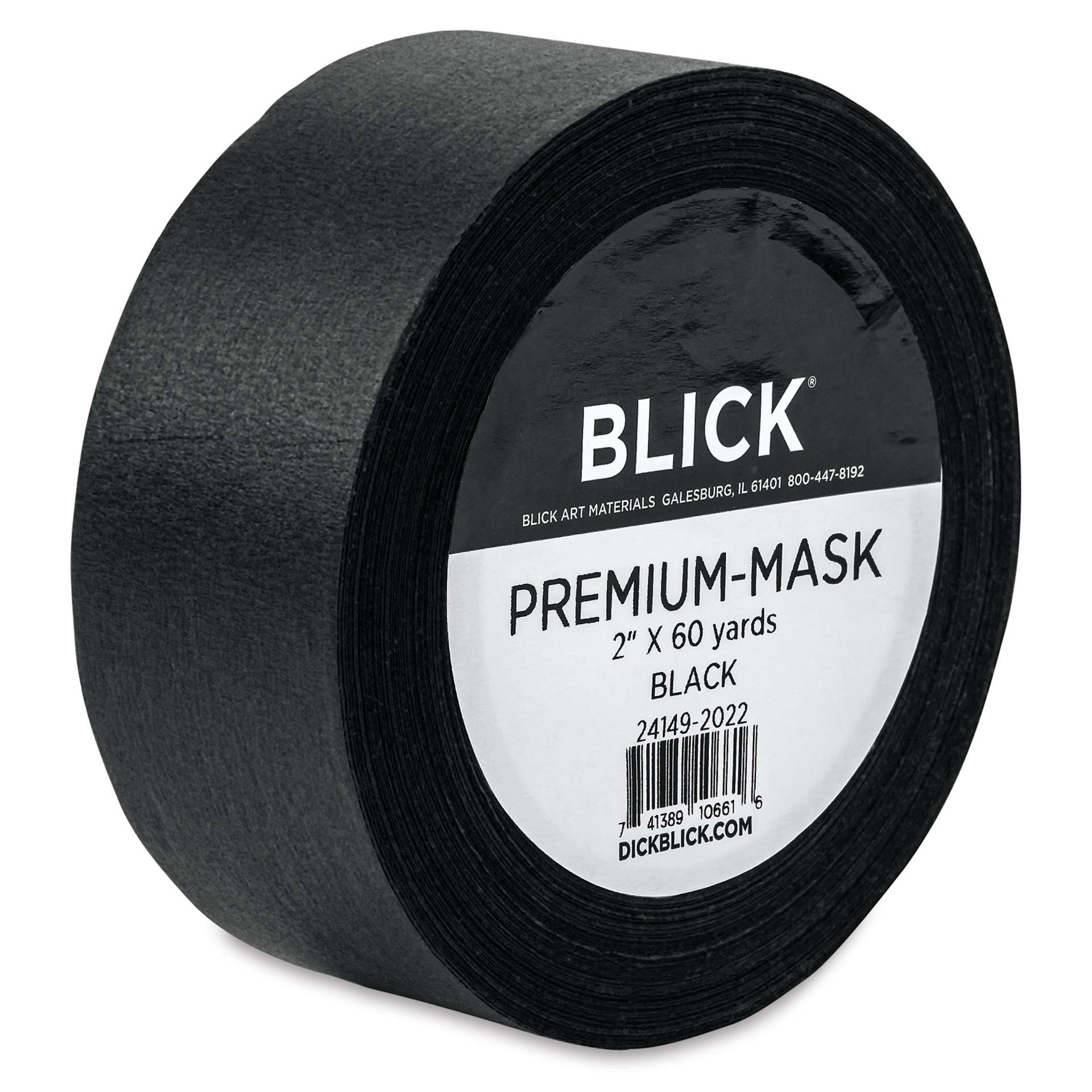 Blick Premium Masking Tape - Black, 2" x 60 yds - angled Blick Premium Masking Tape - Black, 2" x 60 yds - angled