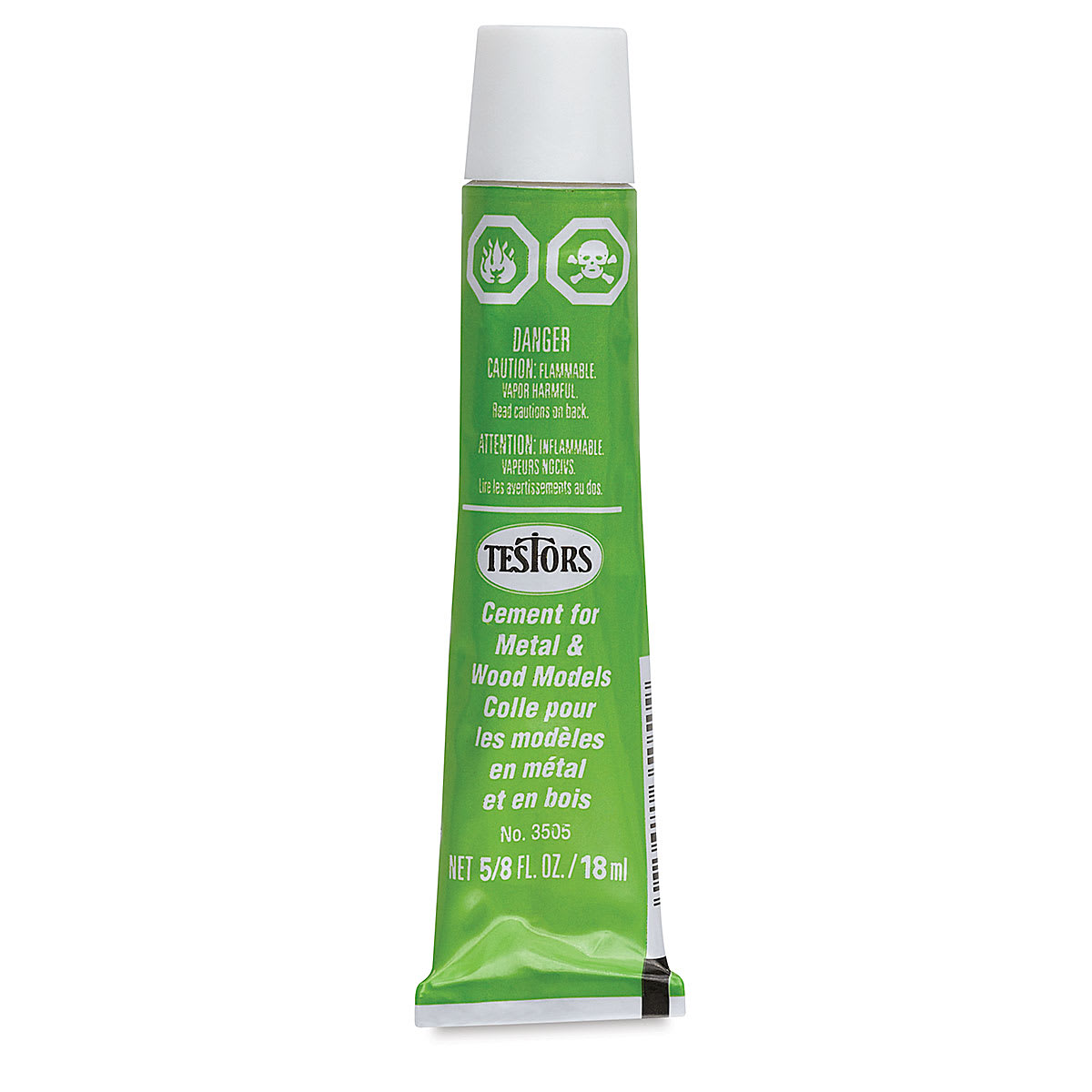 Testors Cement for Wood & Metal - Tube upright
