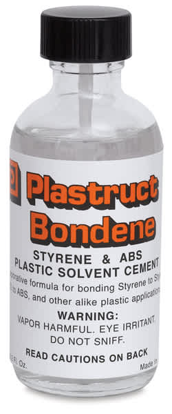 Plastruct Bondene Cement - Front of 2 oz bottle Plastruct Bondene Cement - Front of 2 oz bottle