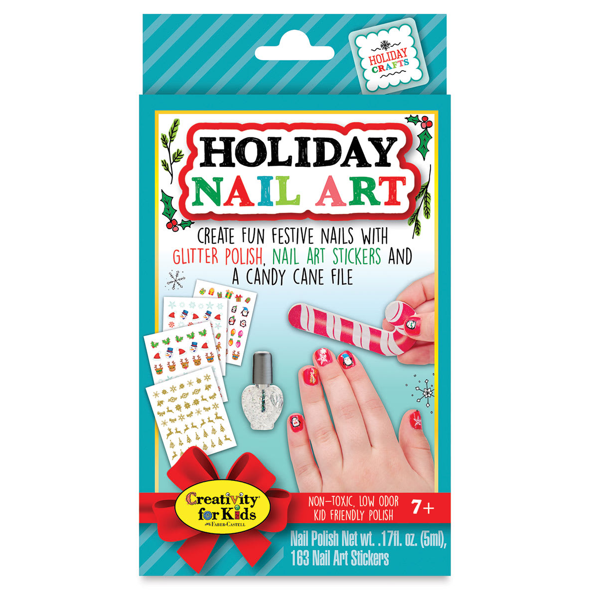 Holiday Nail Art Mini Kit - Front of package
