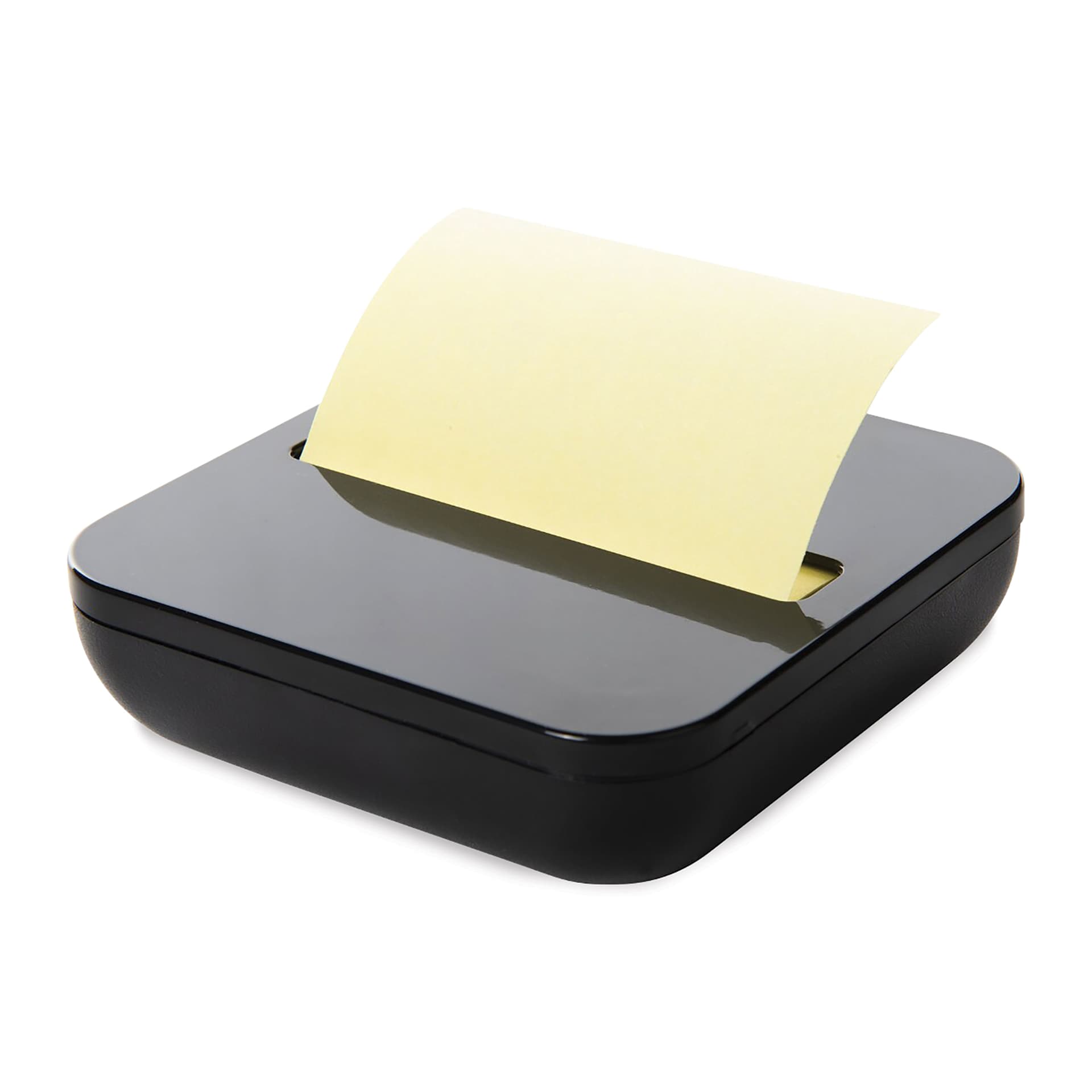 Post-it Pop Up Note Dispenser - Color will vary, Black Dispenser at angle
