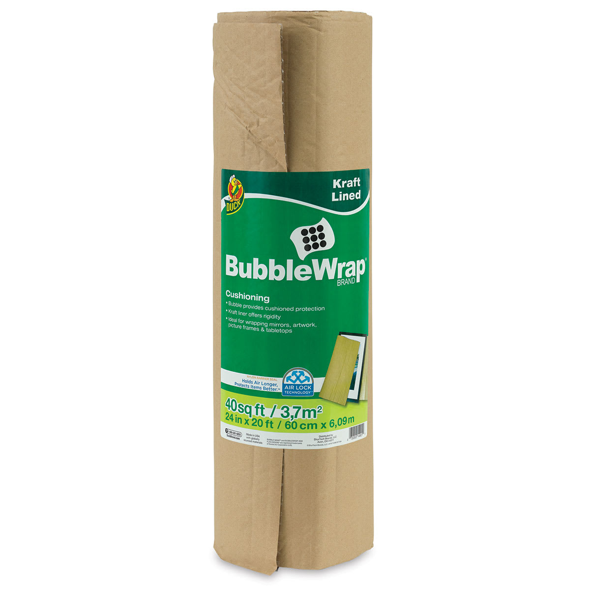 Duck Kraft Lined Bubble Wrap Cushioning