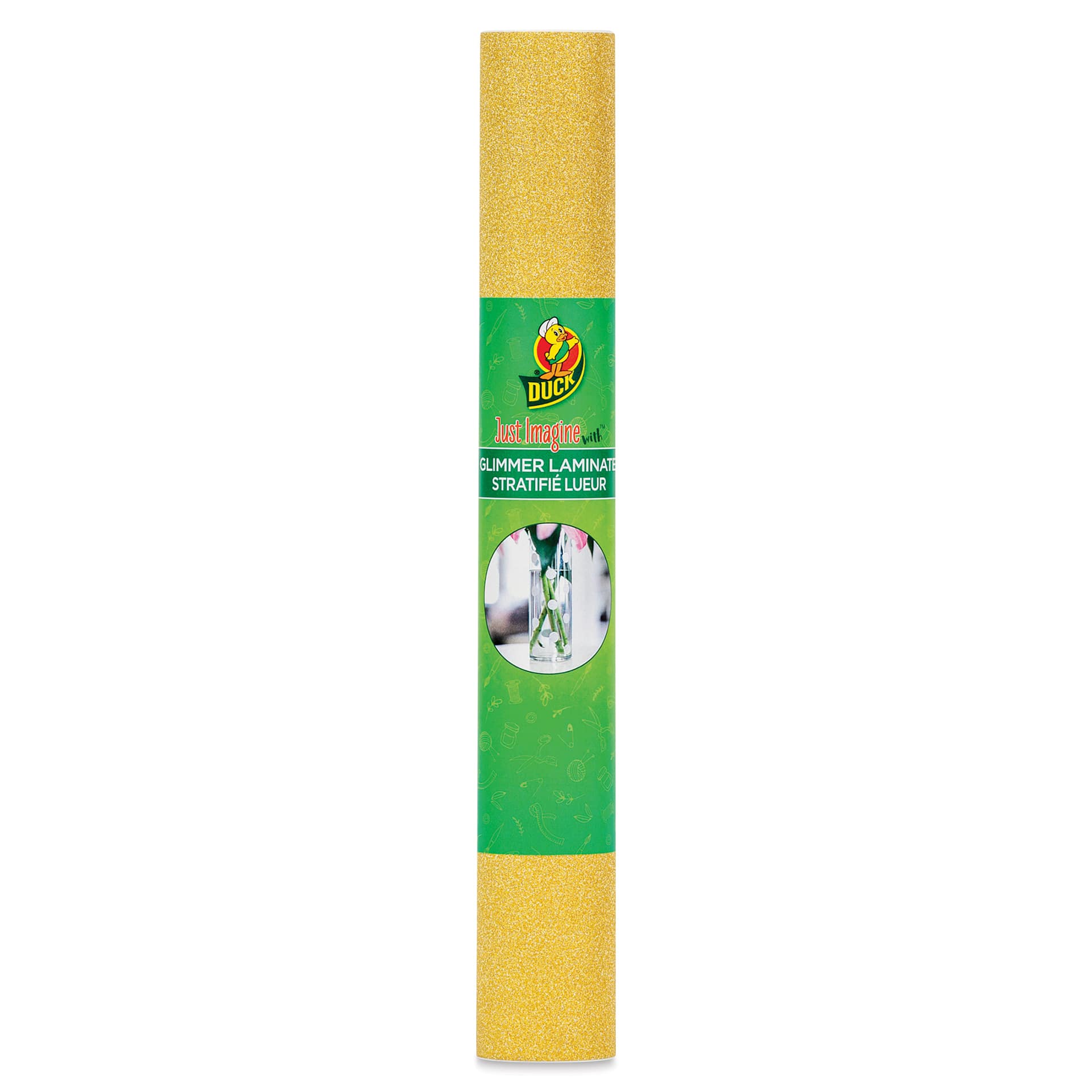 Duck Craft Adhesive Laminate - Glimmer Gold, 12" x 10 ft