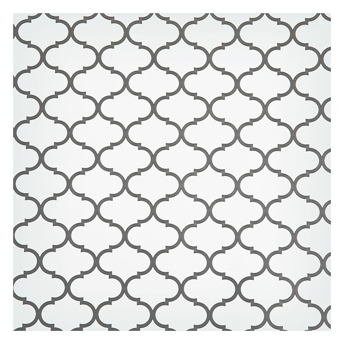 Duck EasyLiner Adhesive Laminate - Grey Quatrefoil, 20" x 15 ft - close-up