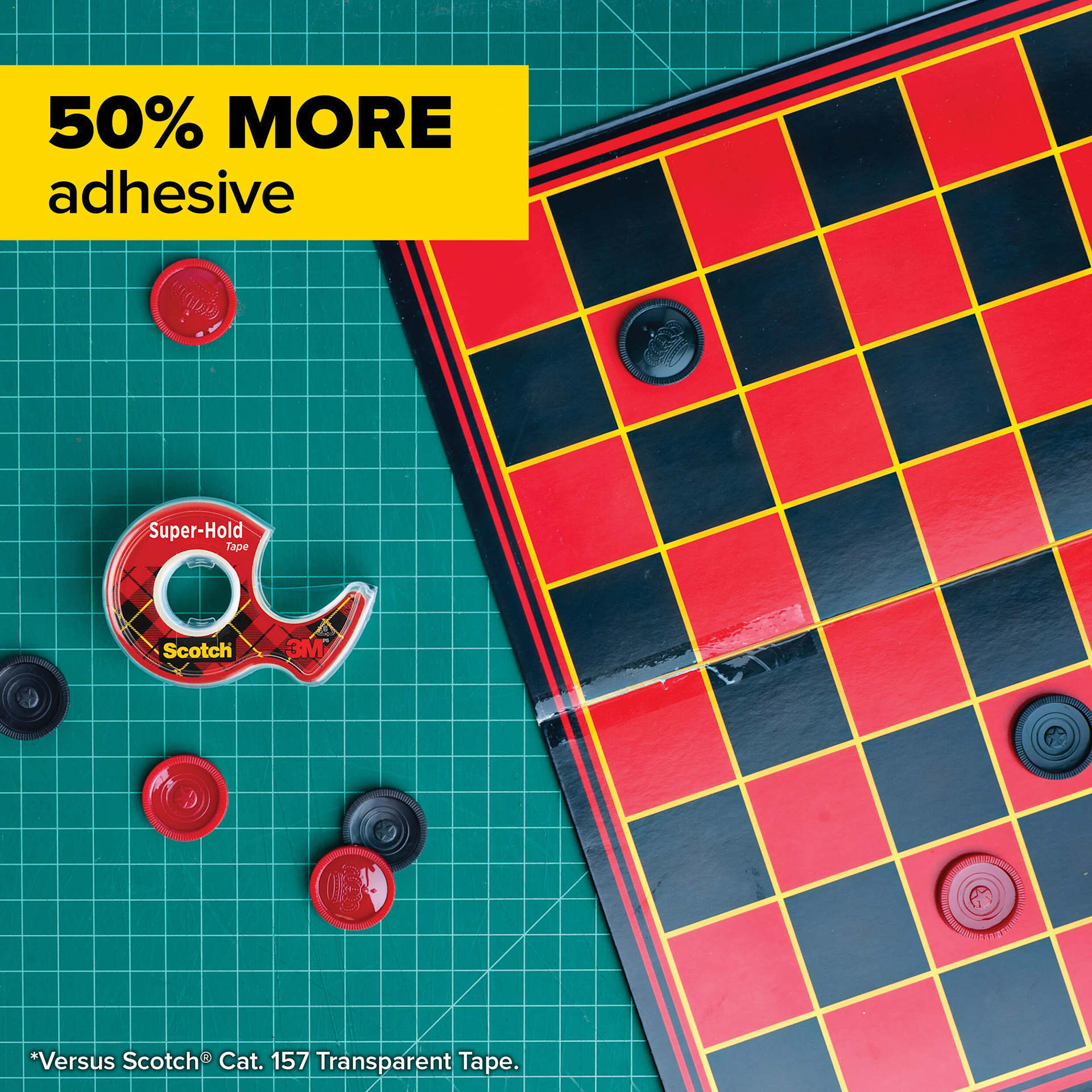 50% More Adhesive