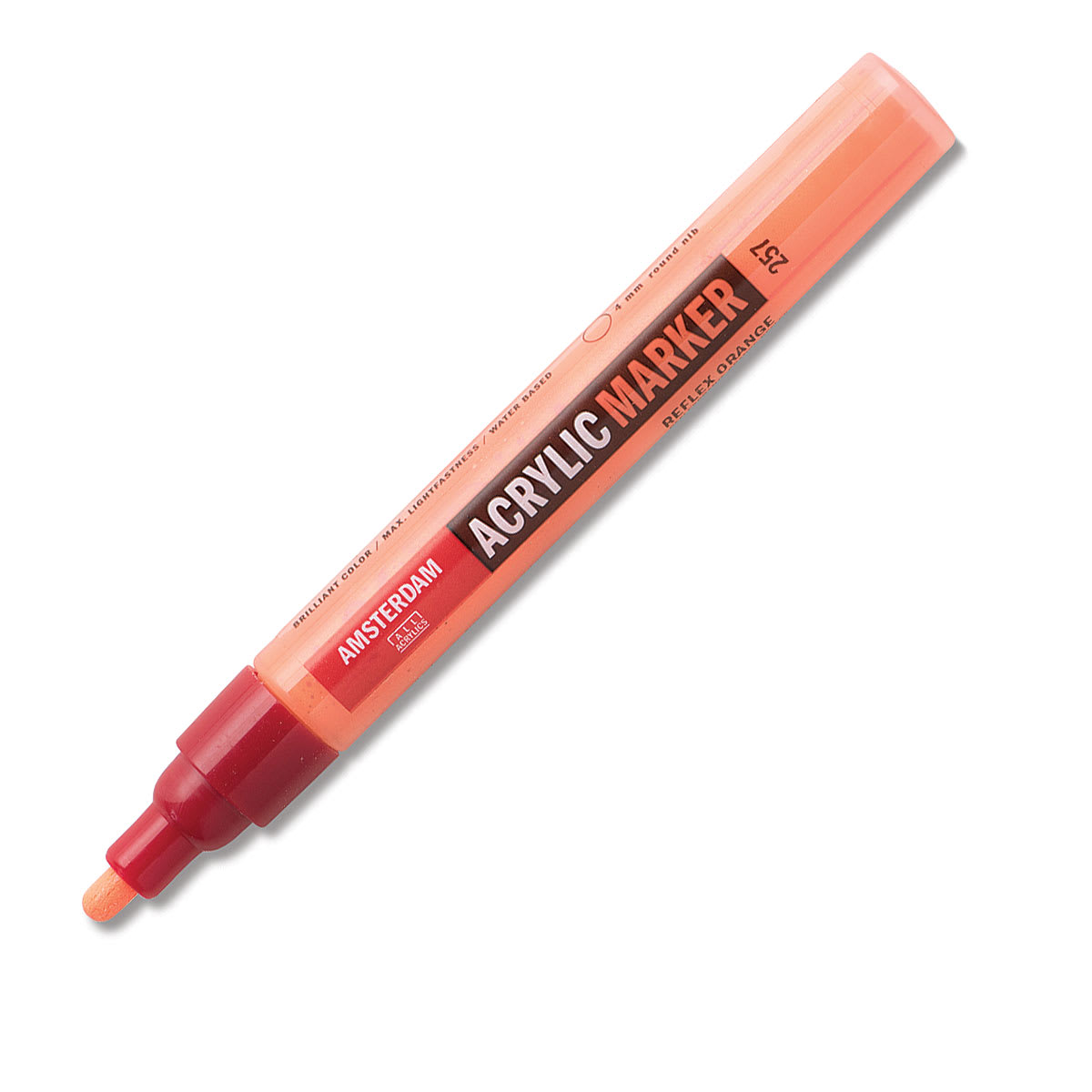 Amsterdam Acrylic Marker - Reflex Orange, 4 mm