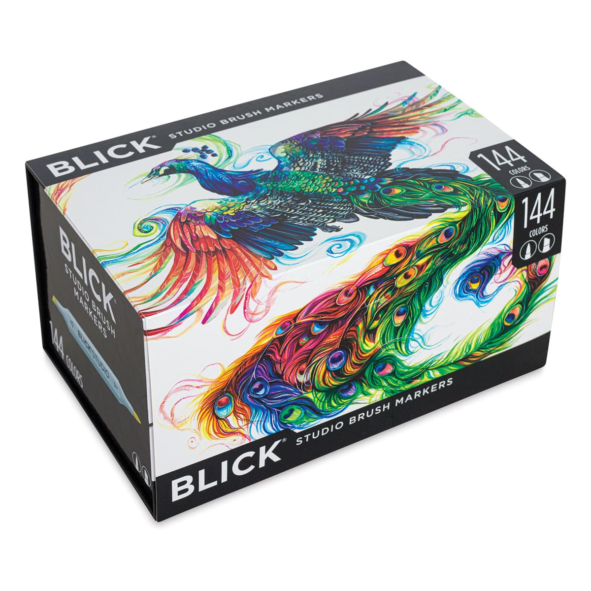 Blick Studio Brush Markers - Set of 144 (front of package)