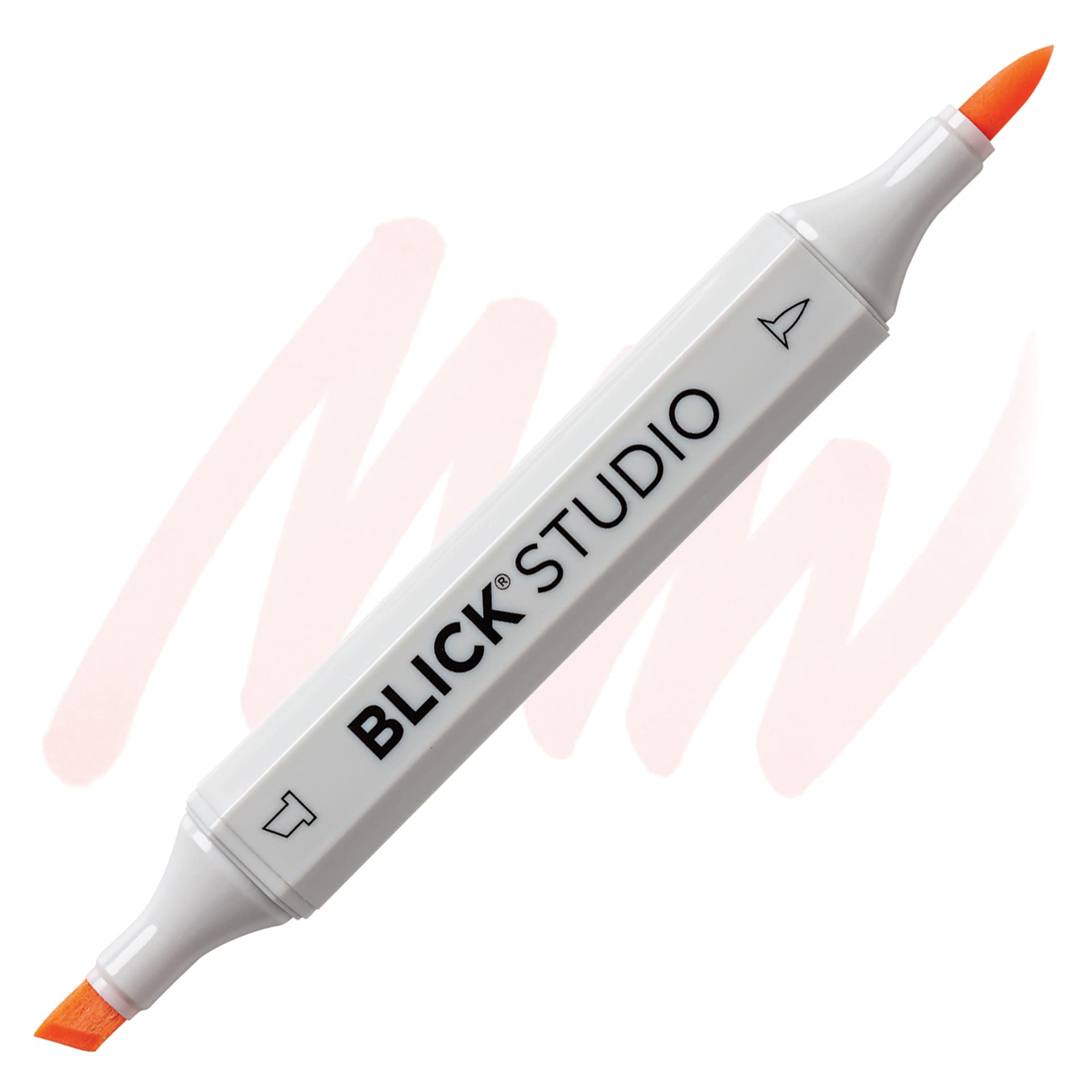 Blick Studio Brush Marker - Vanilla marker and swatch