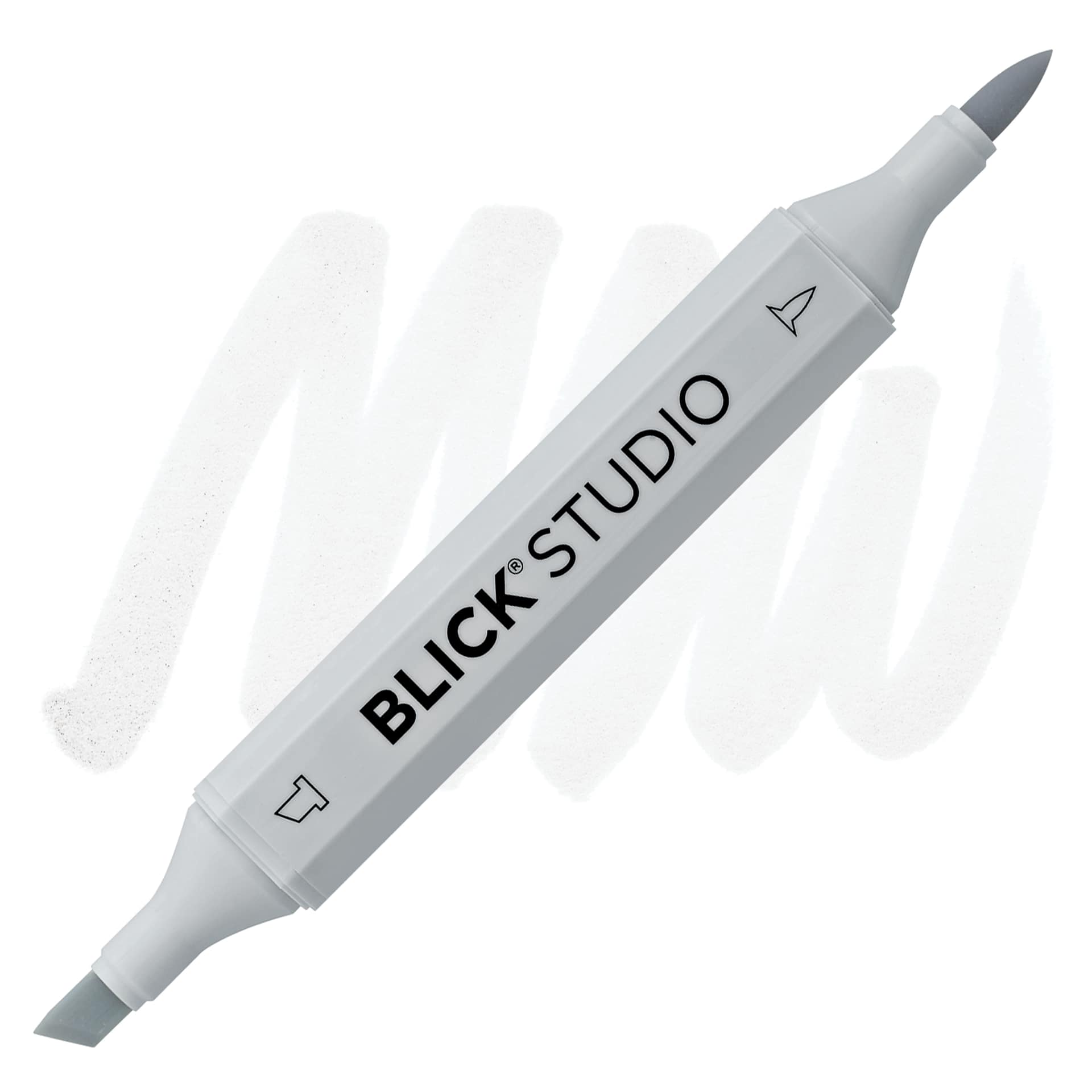 Blick Studio Brush Marker - Cool Gray 10% marker and swatch
