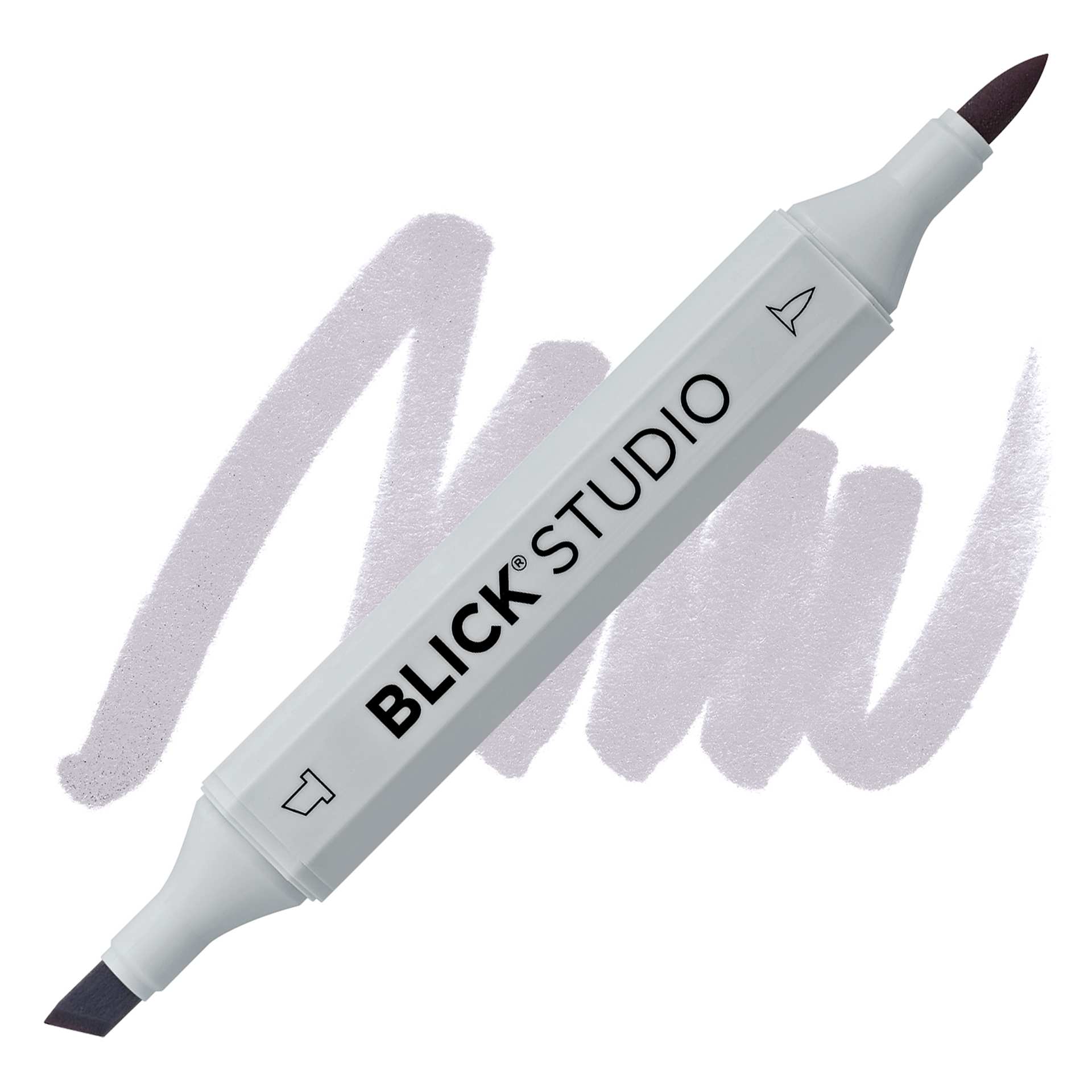 Blick Studio Brush Marker - Warm Gray 40% marker and swatch